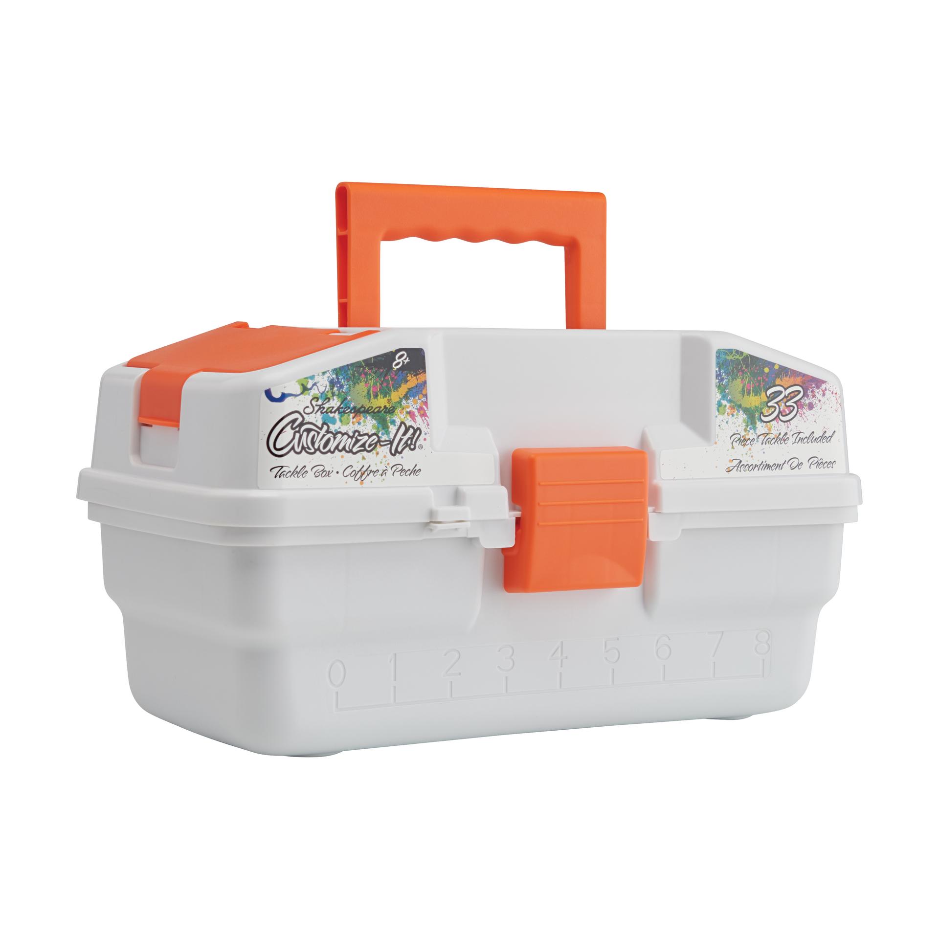 Customize It® Tackle Box - Waterproof Fishing Organizer with Adjustable Compartments - Perfect for Bass, Trout & Saltwater Fishing Gear Storage