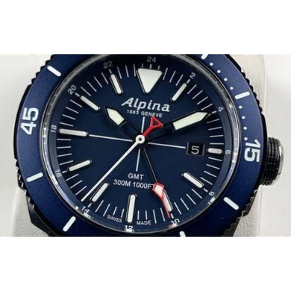 ALPINA SEASTRONG DIVER 300 AL 525LBN4V6 Men's Automatic Dive Watch - 300M Waterproof, Stainless Steel, for Scuba Diving & Outdoor Adventures
