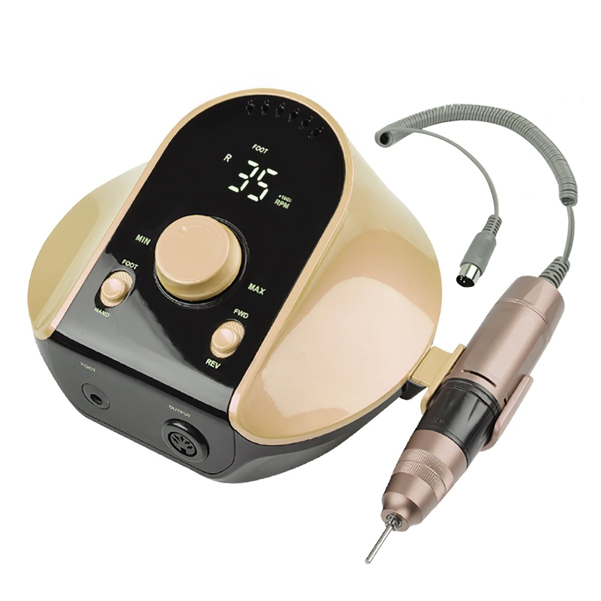 45W Professional Nail Drill Machine 35000 RPM - Salon Grade Electric Nail File for Acrylic, Gel & Natural Nails - Perfect for Home & Professional Manicure/Pedicure