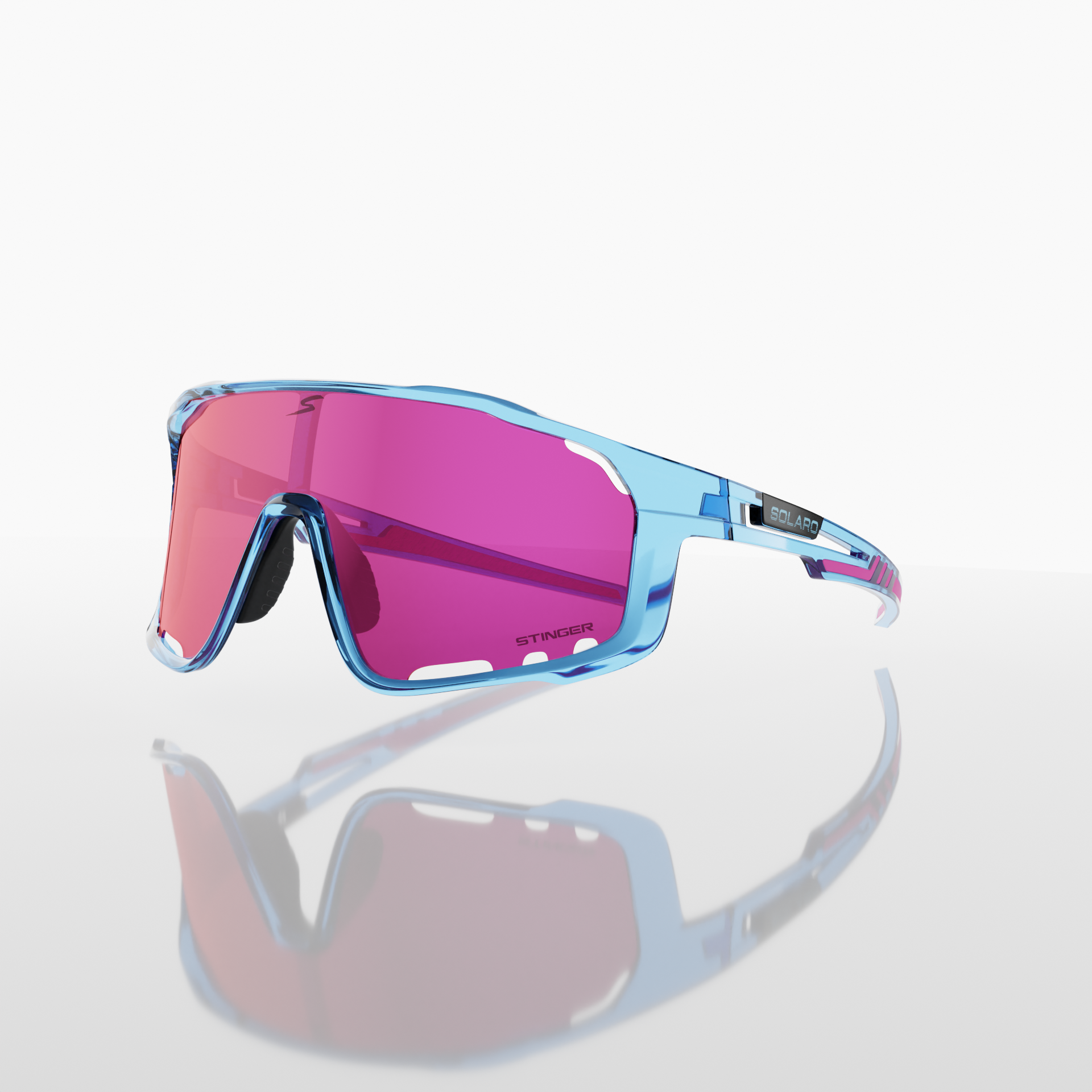 Stinger x Solaro Shades Cotton Candy 2.0 Polarized Sunglasses - UV Protection & Anti-Glare for Driving, Beach & Outdoor Activities