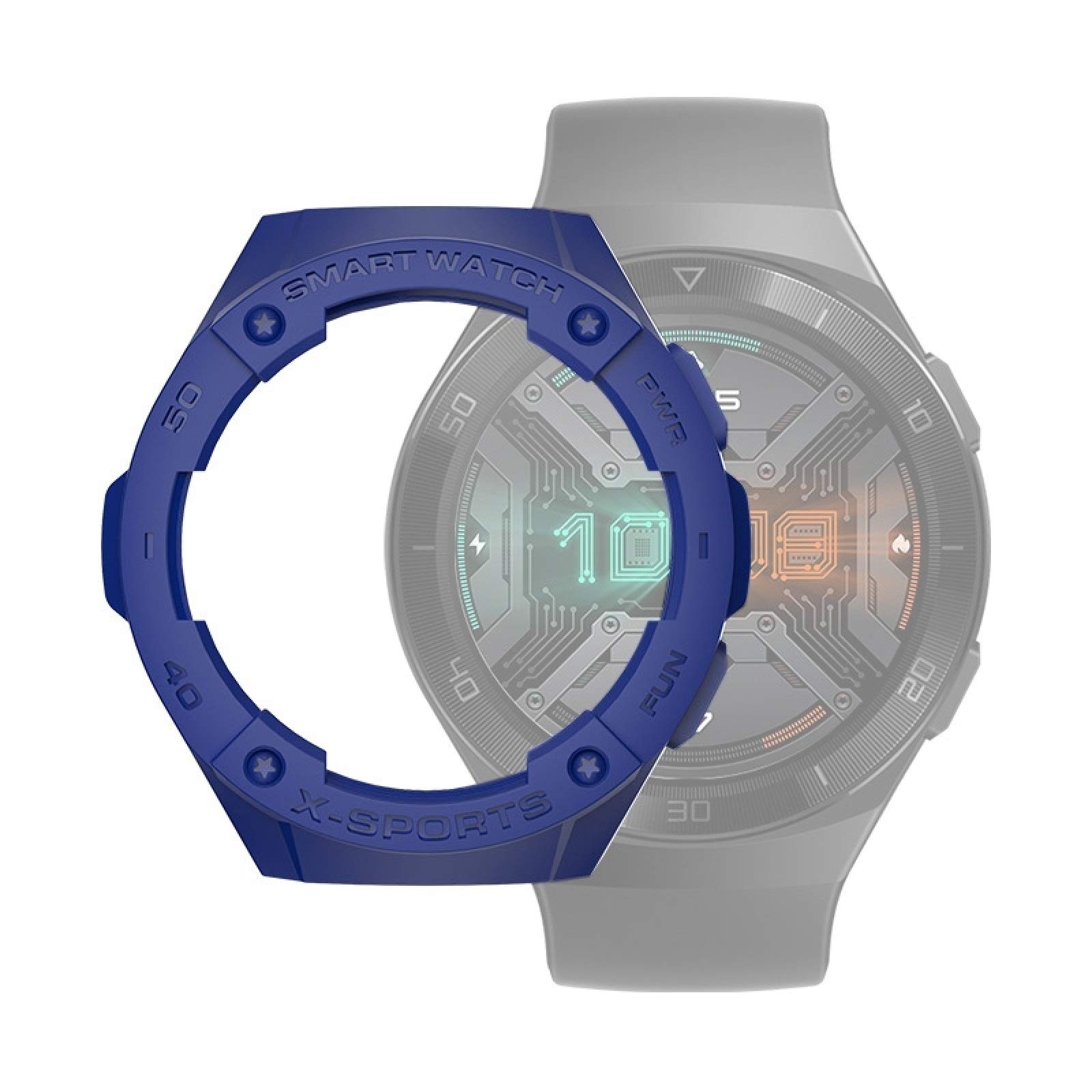 Huawei Watch GT2e TPU Protective Case - Blue, Durable Smartwatch Cover for GT2e, Shockproof & Scratch Resistant | Perfect for Gym, Running & Outdoor Activities