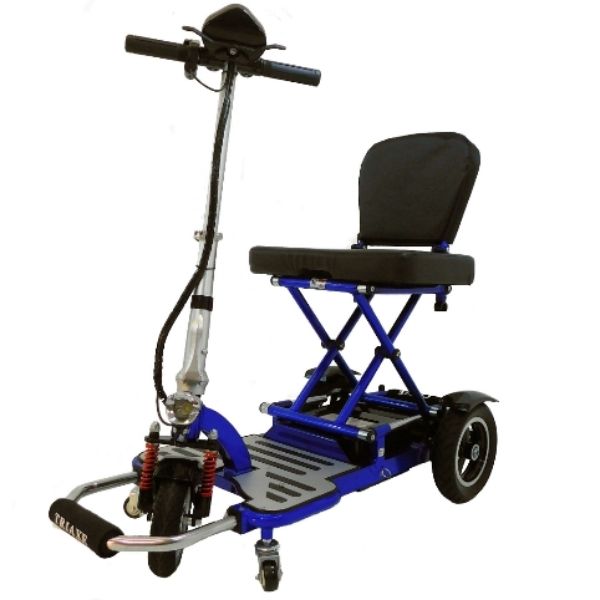 Triaxe Cruze Folding Mobility Scooter for Adults - Lightweight Electric Scooter with Long Battery Life - Perfect for Shopping, Travel & Outdoor Activities