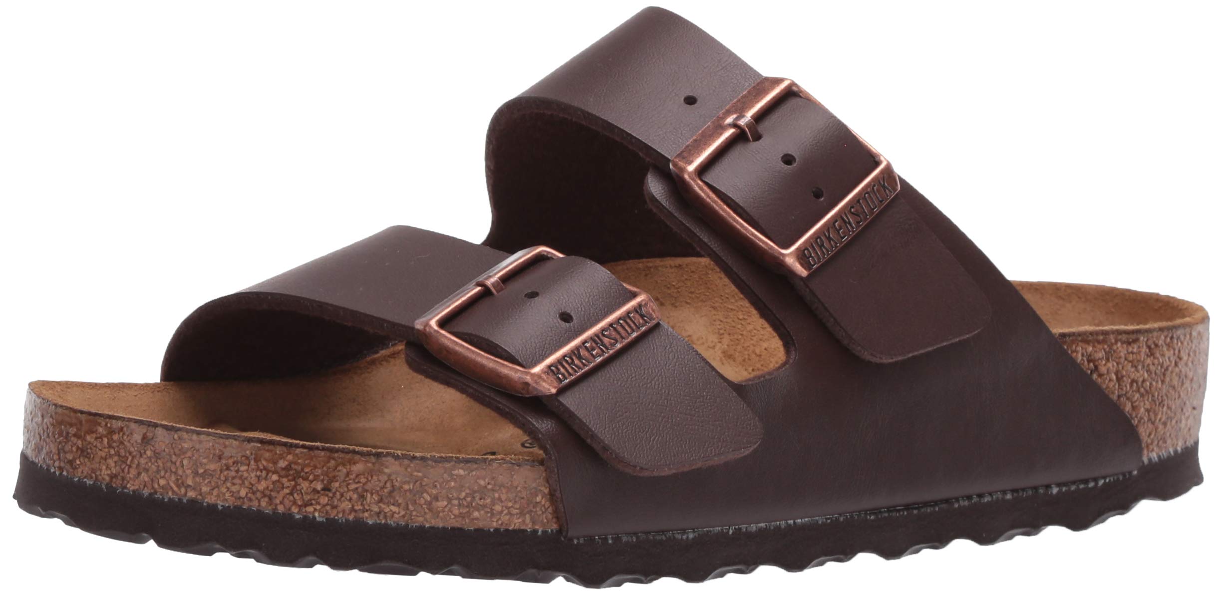 Birkenstock Men's Amalfi Leather Soft Footbed Arizona Sandals - Comfortable & Durable Leather Slides for Casual Wear, Beach, and Summer Outfits