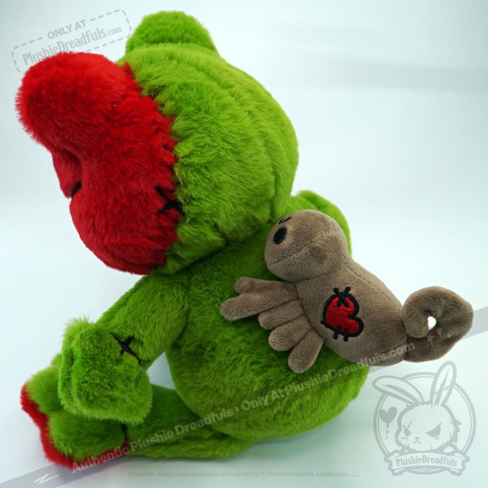 Plushie Dreadfuls Love Frog Stuffed Animal - Soft Cuddly Plush Toy for Kids, Valentine's Gift & Anxiety Relief Companion | Perfect for Bedtime, Gifts & Emotional Support