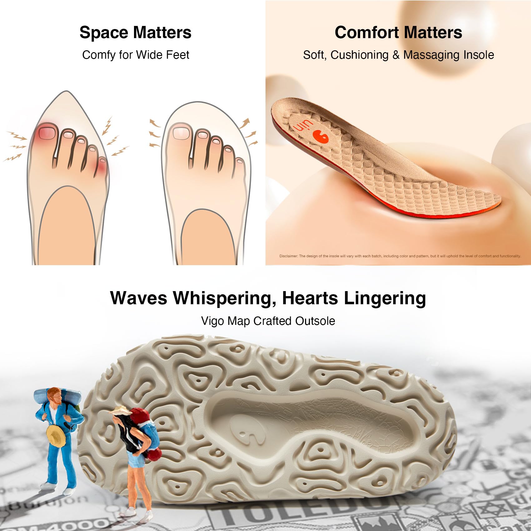 UIN Women's Chunky Platform Sneakers - Comfortable Walking Shoes for Travel & Casual Wear - Vigo Series Fashion Sneakers for Women - Perfect for Daily Outfits, Street Style & Travel Adventures