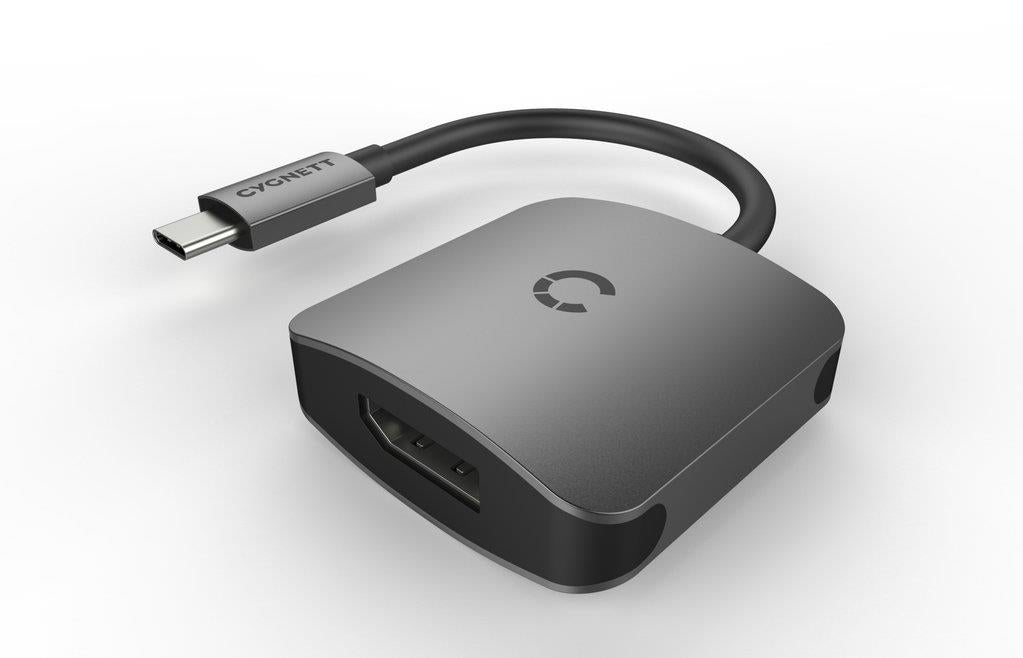 Cygnett Lightspeed USB C to DisplayPort Adapter Black (CY2433ACCDP) - High-Speed 4K 60Hz USB-C to DP Converter for MacBook, Dell, HP - Perfect for Gaming, Office & Home Theater