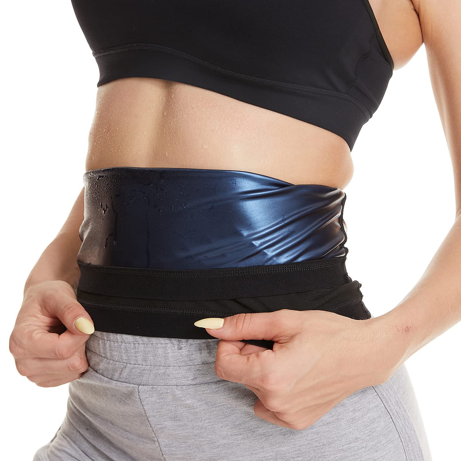 Women's Sauna Vest Waist Trainer - Slimming Sweat Enhancer for Weight Loss & Tummy Control - Workout Fitness Tank Top for Gym, Running & Home Exercise - Postpartum Recovery & Detox - Hot Yoga & Cardio Body Shaper | Perfect for Home Workouts, Gym Training, Post-Pregnancy Fitness, Yoga, HIIT, Jogging & Body Contouring | Use for Weight Loss, Toning, Postpartum Recovery, Hot Yoga, Sauna & Home Fitness