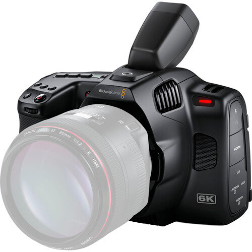Blackmagic Design Pocket Cinema Camera 6K Pro - Canon EF Mount Digital Video Camera for Filmmaking, Vlogging & Professional Videography - Perfect for YouTube, Short Films & Studio Production