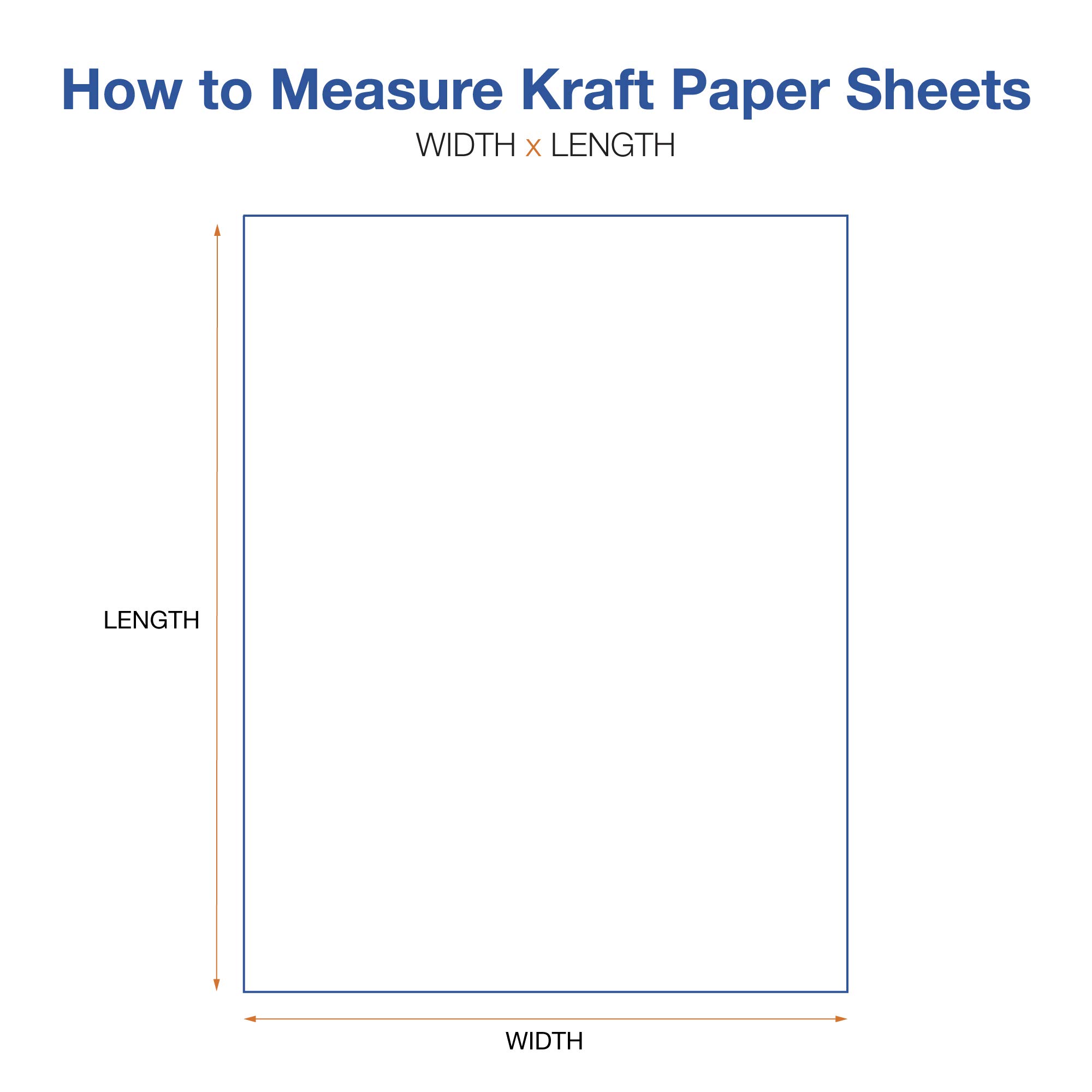 Premium 40# Kraft Paper Sheets - 18