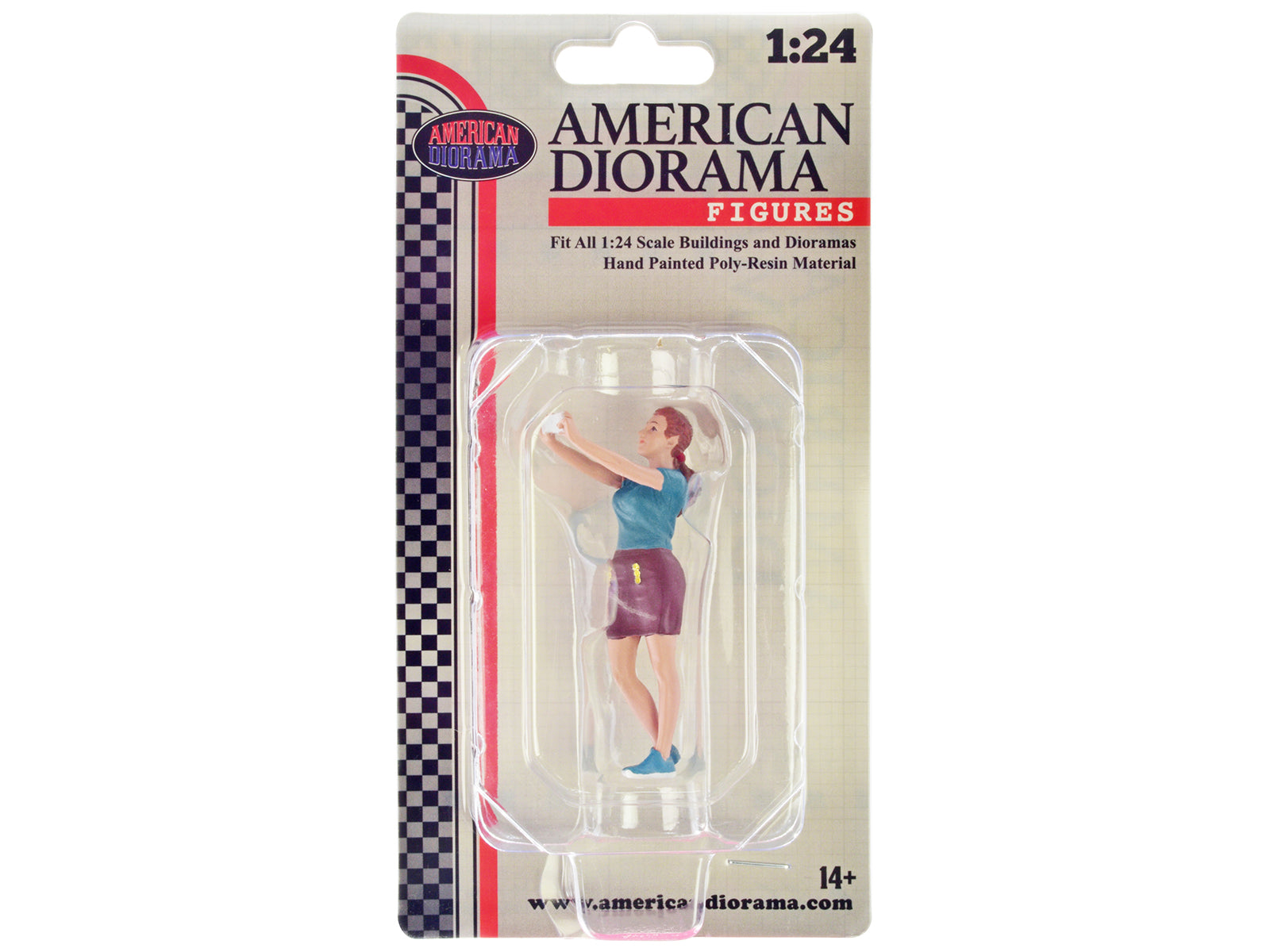 American Diorama Figure24 Series 1 Figure 702 - 1/24 Scale Model Car Figures for Diecast Vehicle Displays & Diorama Scenes