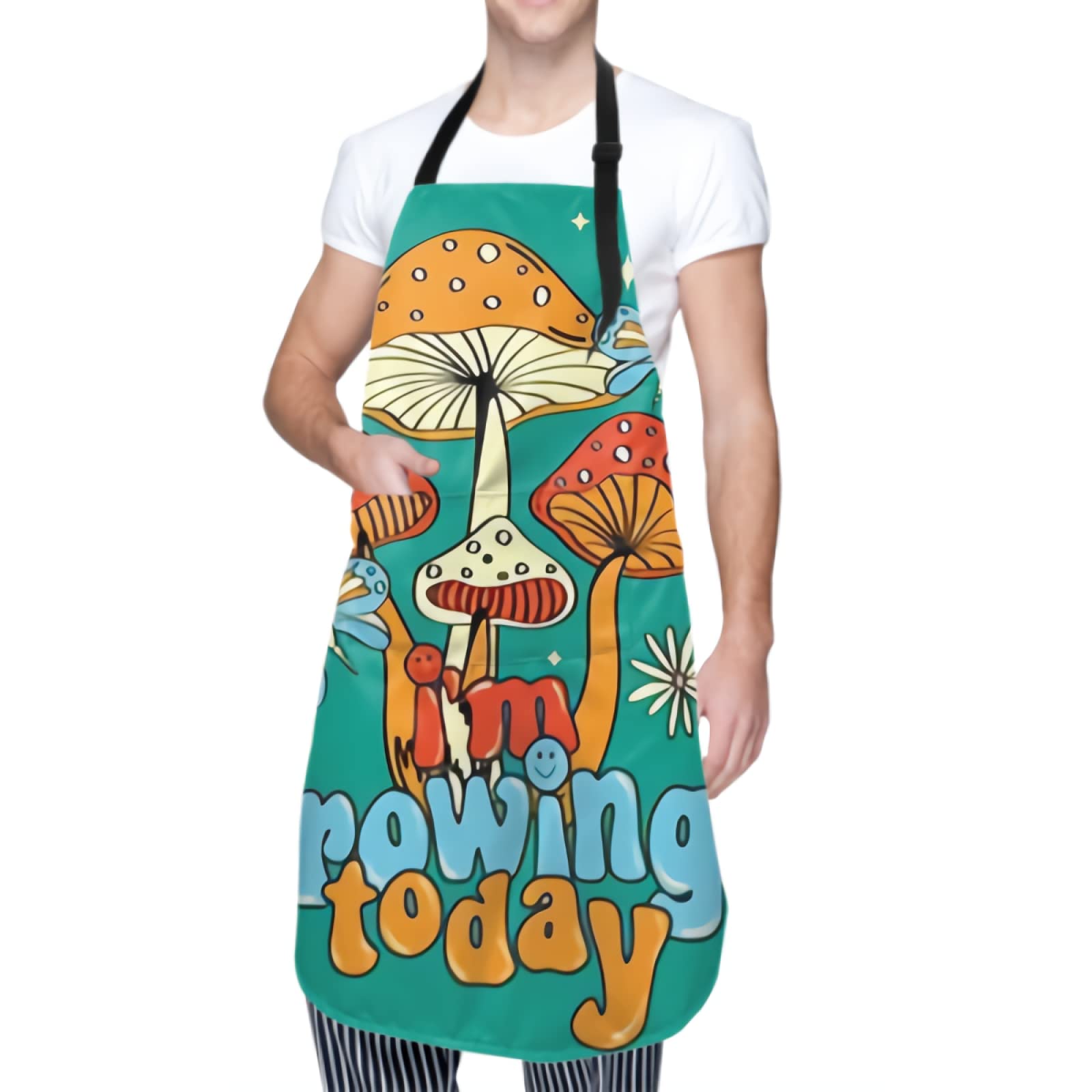 Waterproof Cafl Apron for Cooking, Baking & Gardening - Unisex Kitchen & Outdoor Apron for Women & Men - Perfect for BBQ, Grilling & DIY Projects