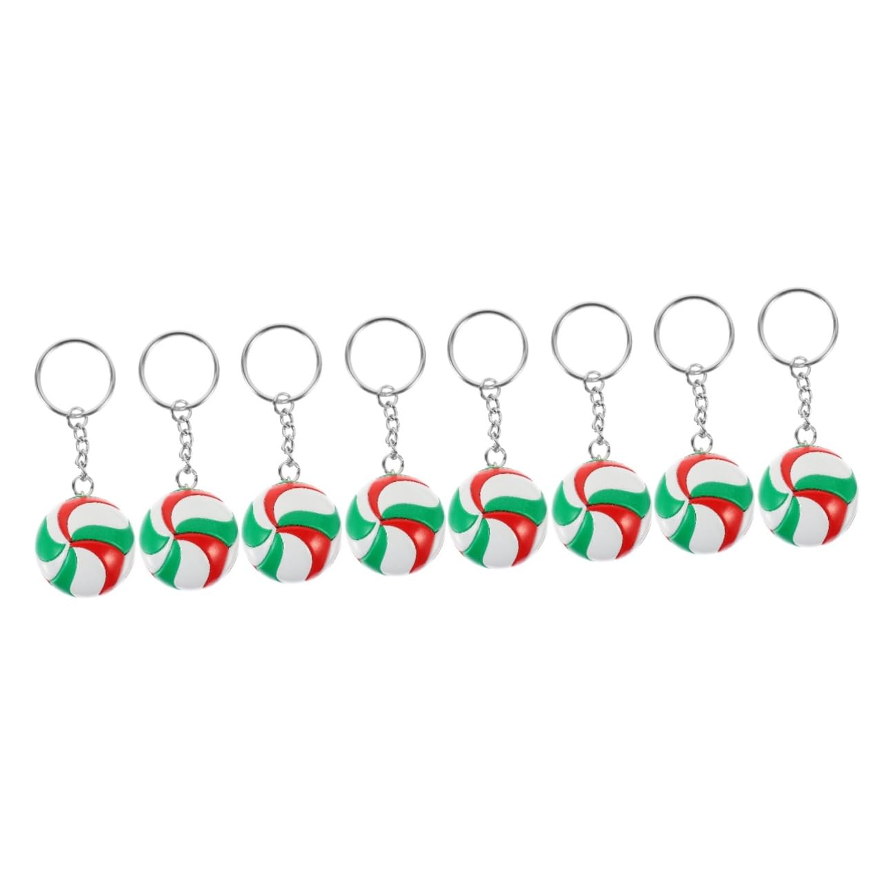 SUPVOX Mini Volleyball Keychain - Alloy Sports Keychain for Volleyball & Basketball Fans - Perfect for Keys, Bags & Sports Gear Accessories