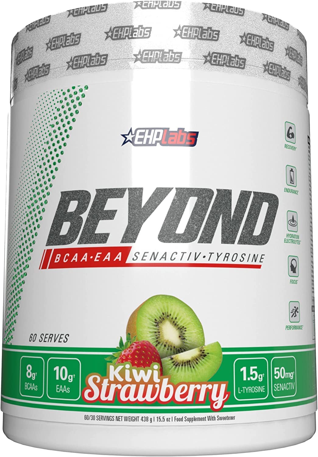 EHP Labs Beyond BCAA EAA 560g - Premium Amino Acid Supplement for Muscle Recovery & Endurance | Ideal for Workout, Fitness & Bodybuilding