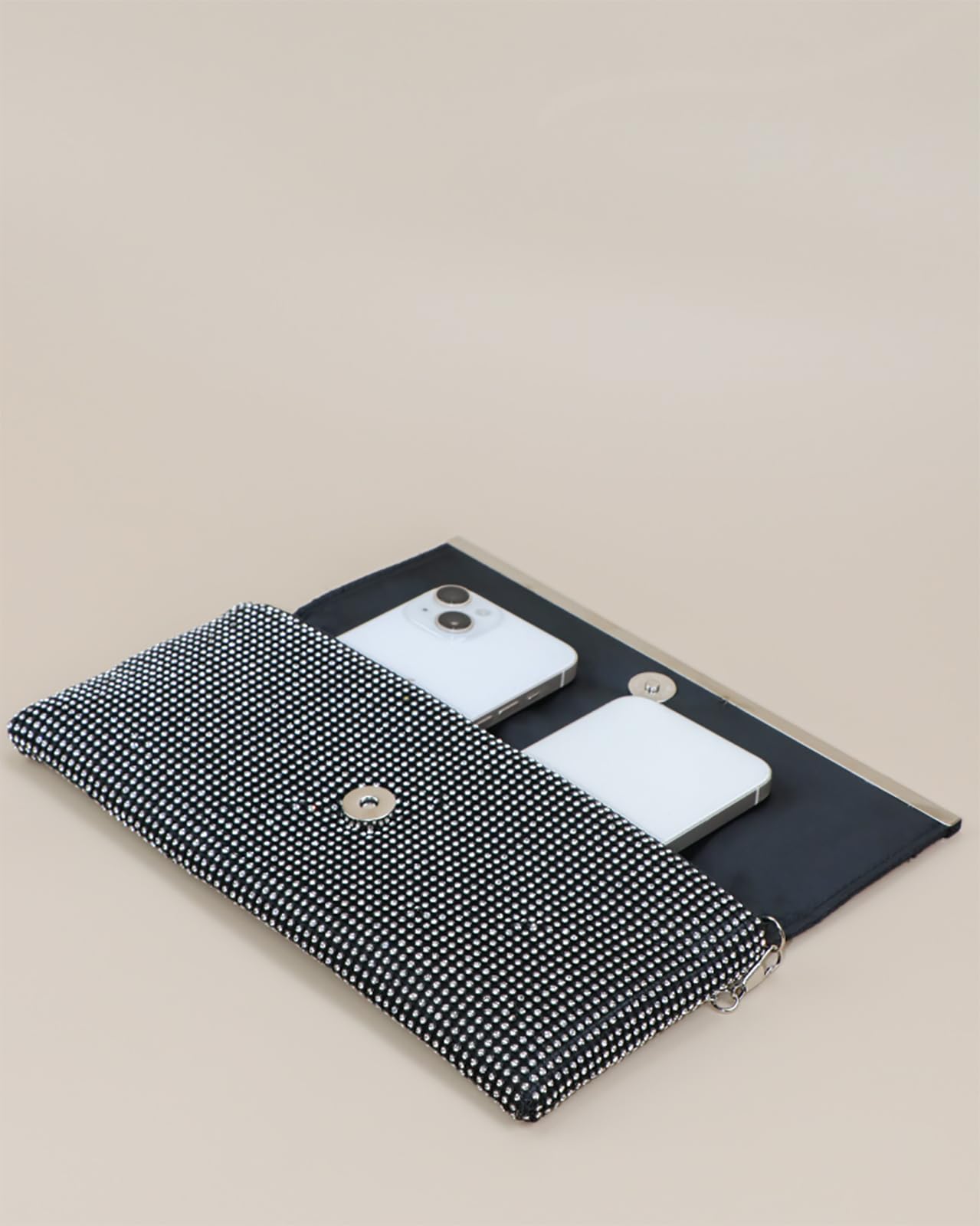 Sparkling Rhinestone Clutch Purse for Women - Elegant Sequin Envelope Evening Bag with Detachable Chain | Perfect for Parties, Weddings & Special Occasions