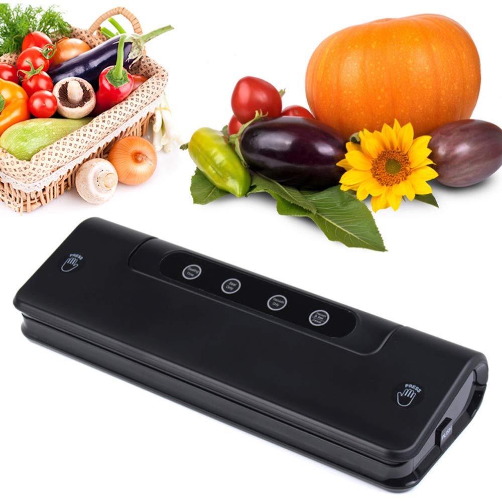 Automatic Vacuum Sealer Machine for Food Preservation - Compact Food Saver with Dry & Moist Modes | Freshness Extender for Meal Prep, Sous Vide, Freezer Storage & Camping Food