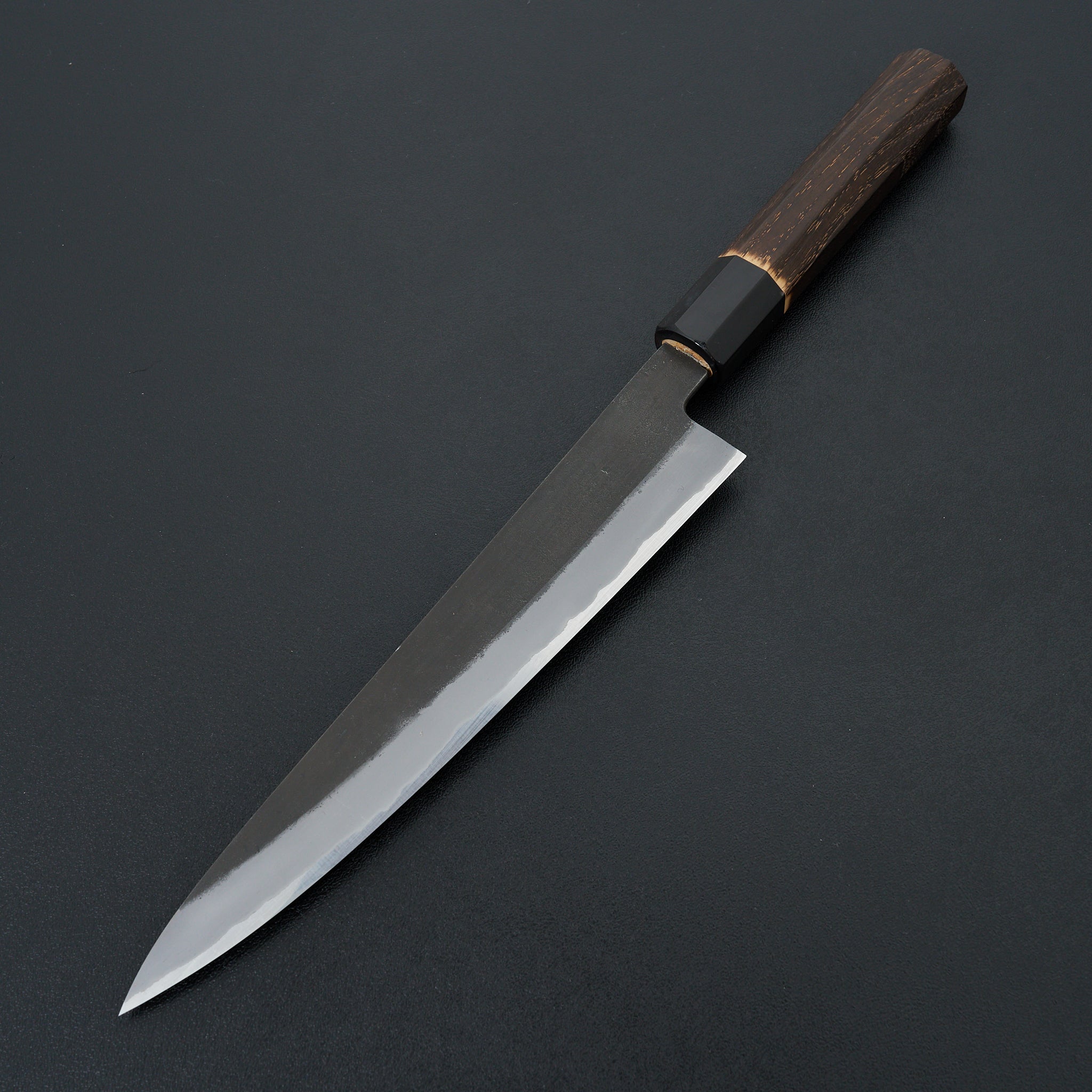 Premium Hinoura Ajikataya Stainless Clad White #2 Nashiji Sujihiki Knife 210mm - Japanese Chef Knife for Slicing Meat, Fish & Sushi - Perfect for Professional Chefs & Home Cooking