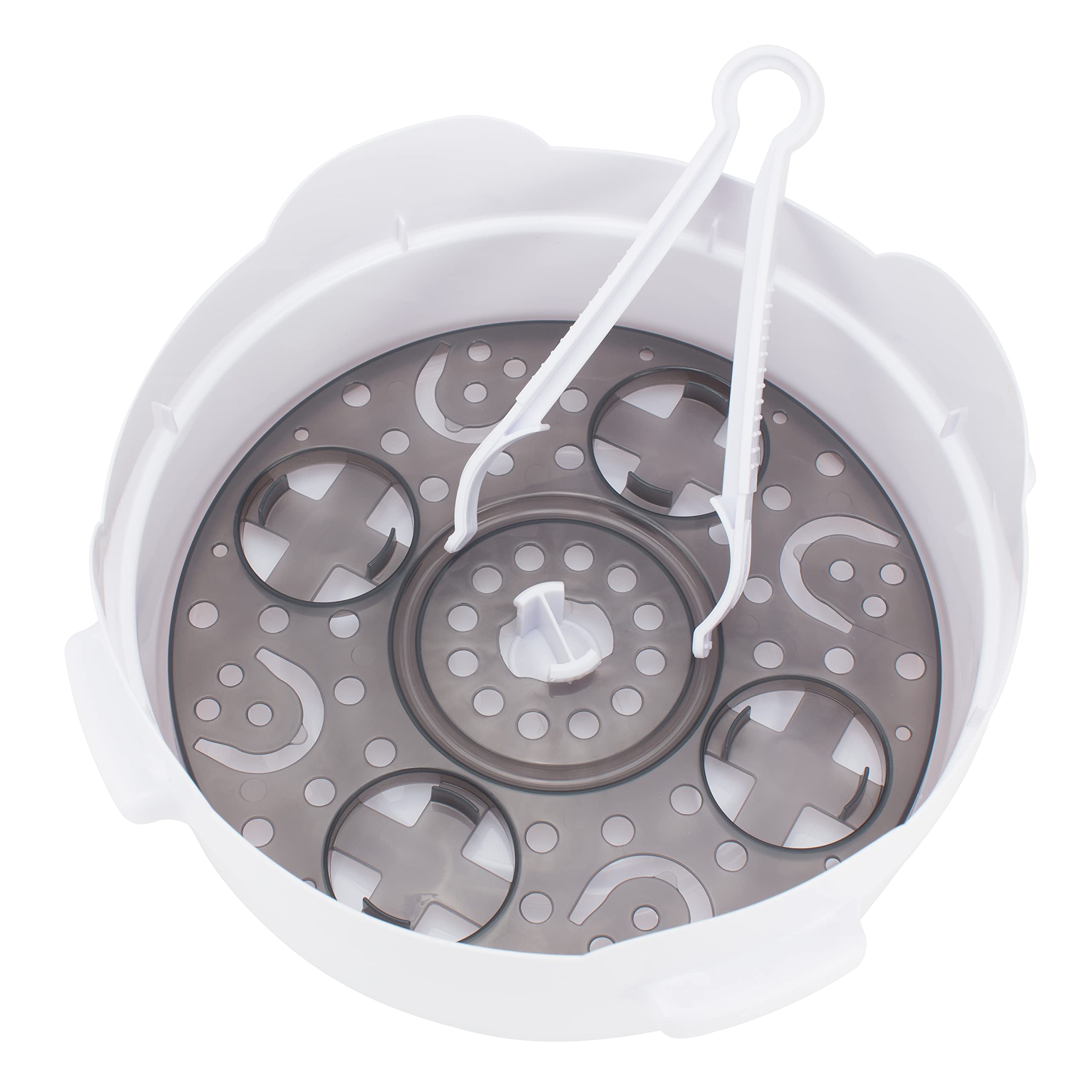 Dr. Brown's Microwave Steam Sterilizer for Baby Bottles & Accessories – Safe Sterilization for Nipples, Pacifiers, Teethers & Breast Pump Parts | Perfect for Travel, Daycare & Home Use