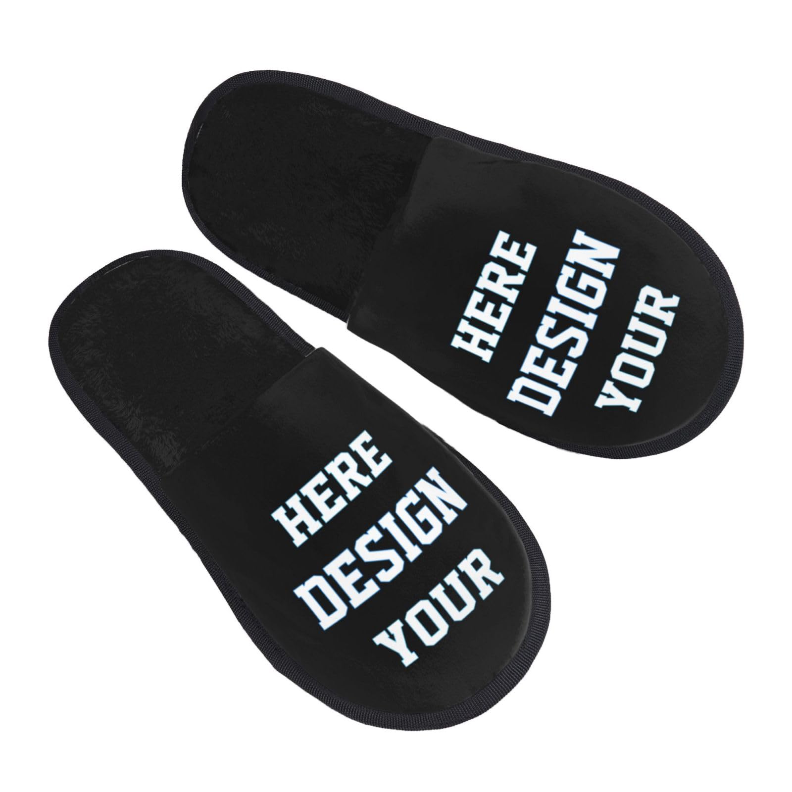 Custom Personalized Slippers for Women - Monogrammed House Shoes with Name & Photo - Cozy Gift for Mom, Wife, Daughter - Perfect for Christmas, Birthday & Home Relaxation