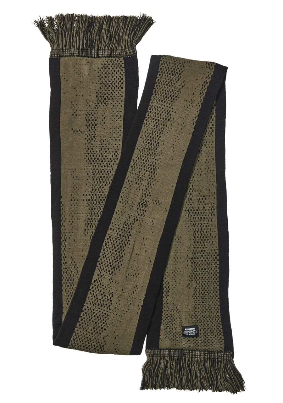 Drifter Scarf - Olive Dot Camo Pattern Lightweight Fashion Scarf for Women & Men - Perfect for Outdoor Adventures, Travel & Casual Wear