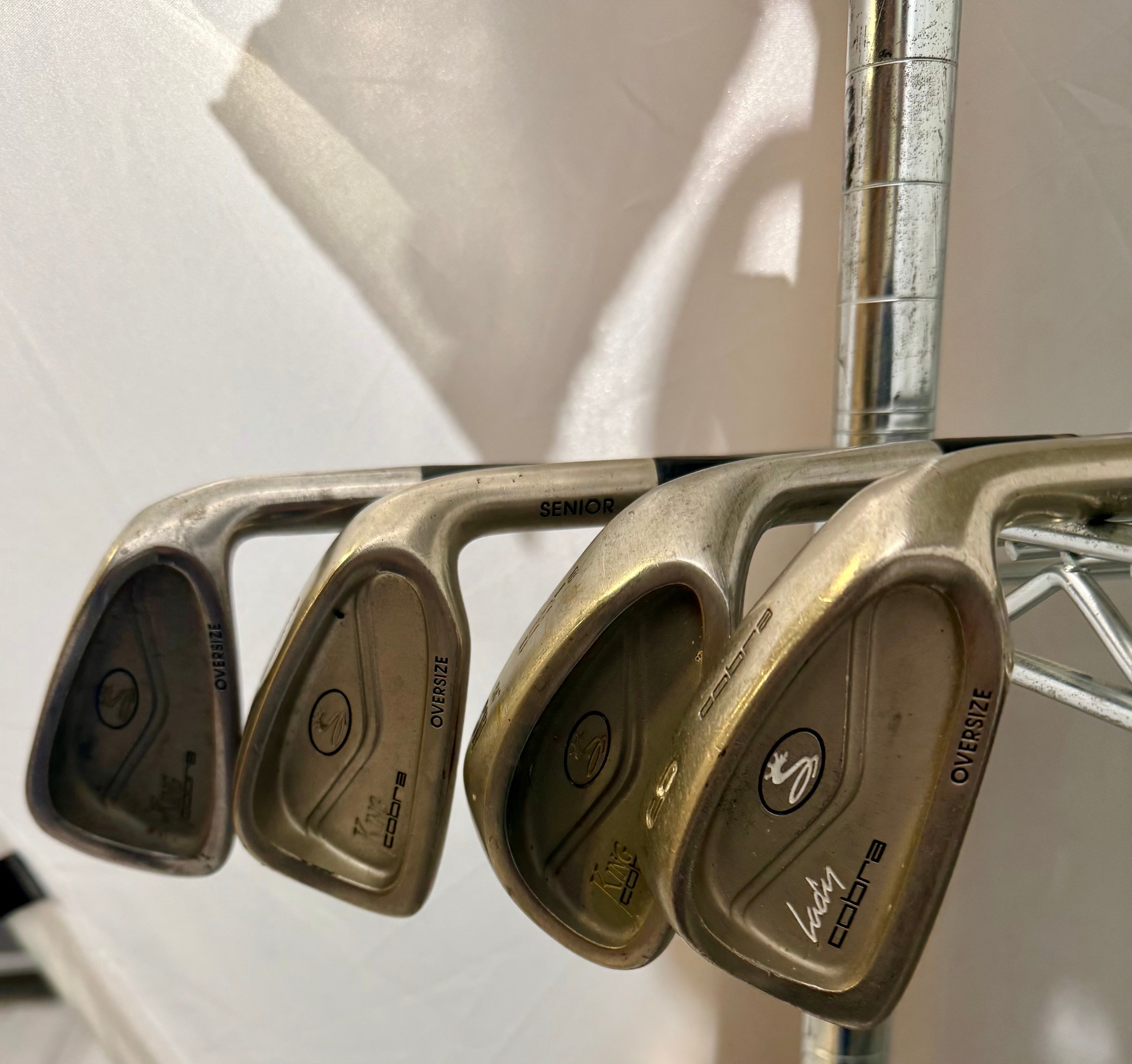 50 Cobra Oversize Assorted Golf Irons Set - Premium Forged Clubs for Men & Women | Perfect for Driving Range, Course Play & Tournament Training