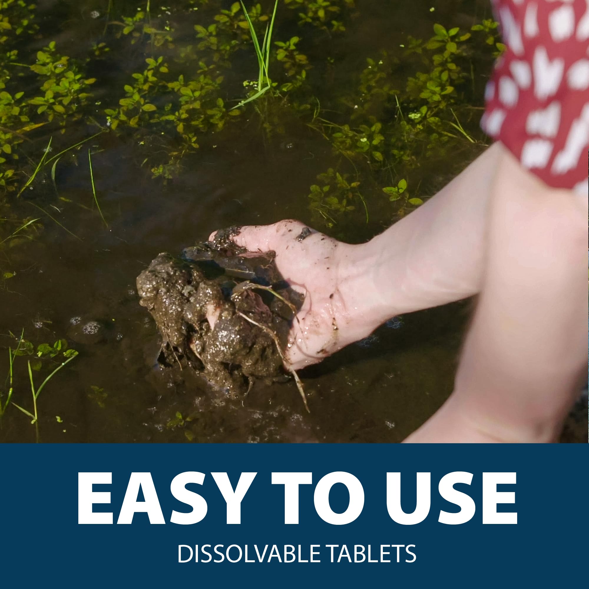 **Airmax MuckAway Natural Beneficial Bacteria for Ponds & Lakes – Muck, Sludge & Odor Eliminator – Safe Enzyme Tablets for Fish, Pets & Wildlife – Clean Beach & Shoreline – 8 Scoops – Perfect for Outdoor Water Maintenance & Pond Care**