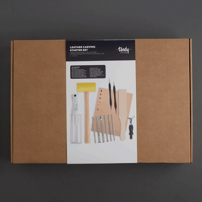 Premium Leather Carving Starter Kit - 12-Piece Tool Set for Beginners & Professionals - Perfect for DIY Leather Crafting, Wallet Making & Belt Design Projects