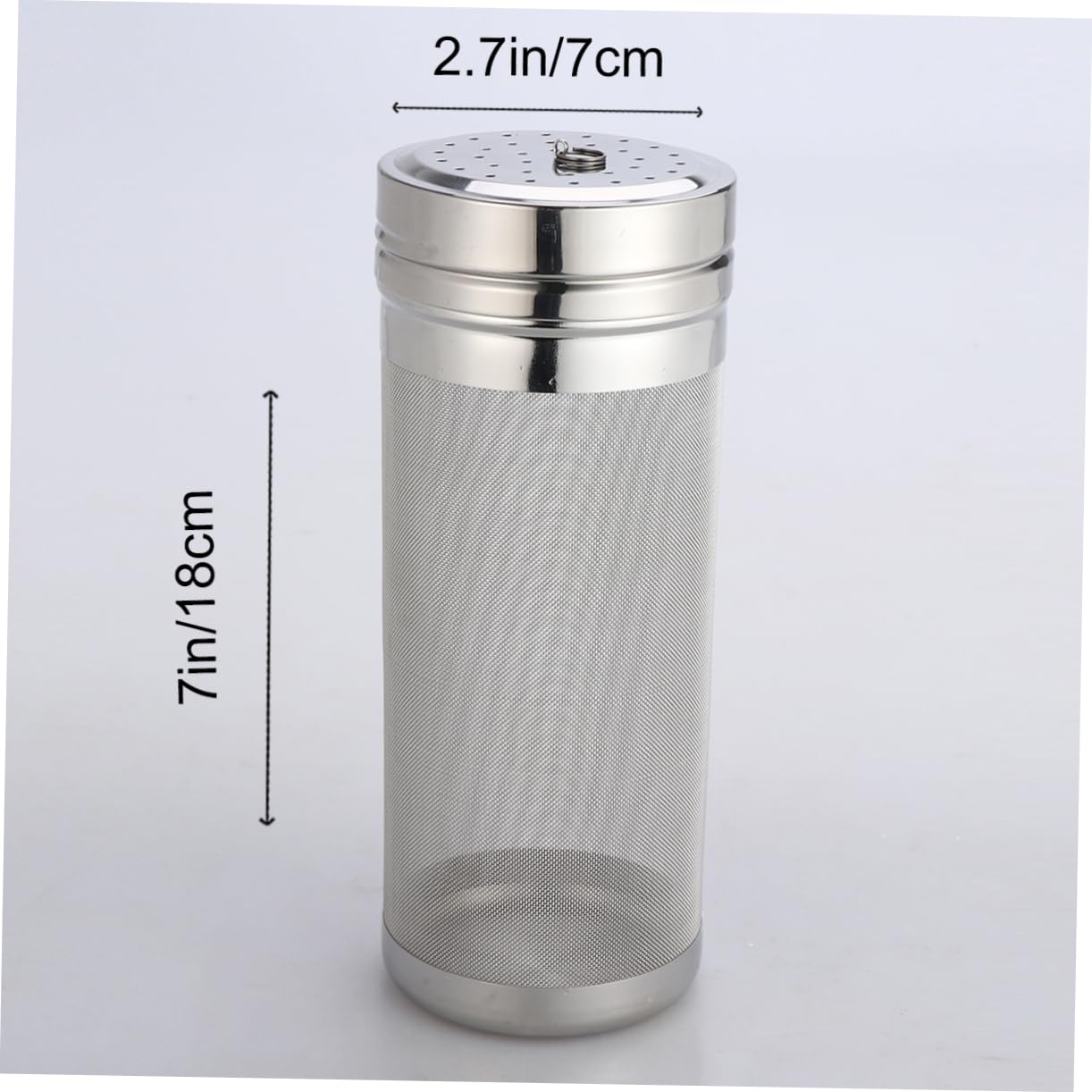 7x18cm Stainless Steel Hopper Filter - Premium Brewing Screen Tool for Coffee & Tea - Easy to Clean & Durable - Perfect for Home Brewing, Espresso Machines & Cold Brew Makers