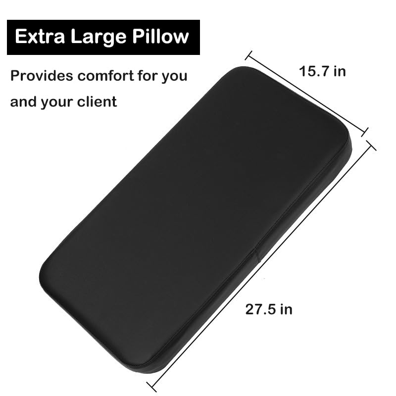 Adjustable Height Oversized Tattoo Armrest Stand - Professional Arm & Leg Support for Tattoo Artists - Perfect for Tattoo Studios, Home Tattooing & Body Art Sessions