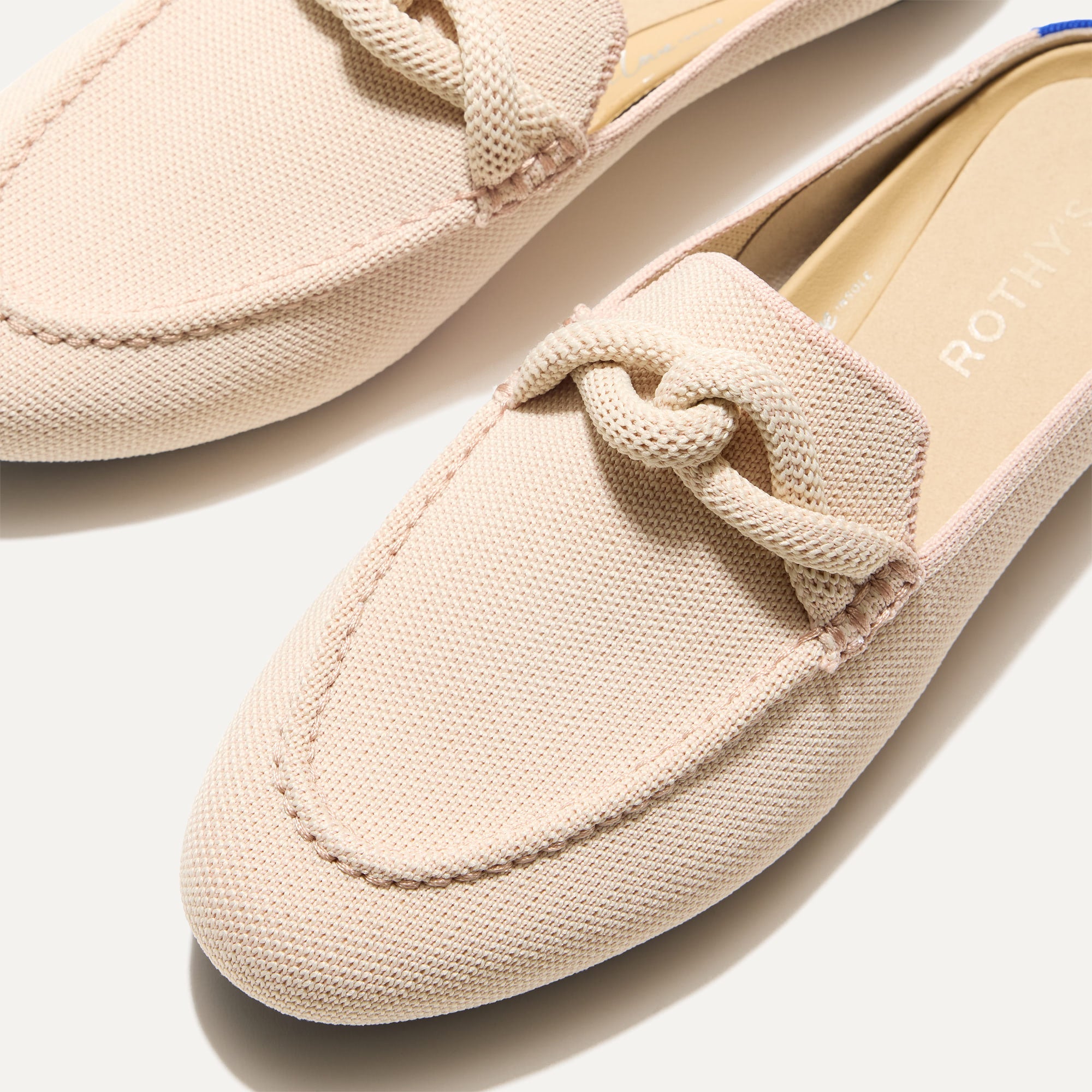 Blush Pink Loafer Mules for Women - Comfortable Slip-On Shoes for Casual Wear, Office & Travel - Soft Leather Loafers with Cushioned Insole