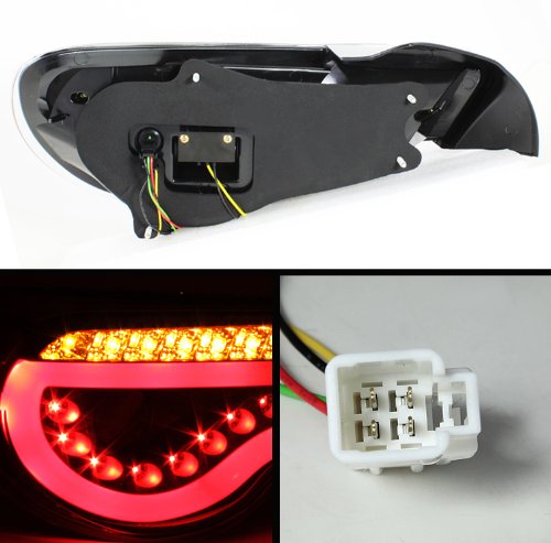 Spyder 5072009 LED Tail Lights with Sequential Turn Signal - Compatible with Scion FRS 2012-2016 & Subaru BRZ 2012-2018 - Black - Upgrade for Enhanced Night Visibility & Style