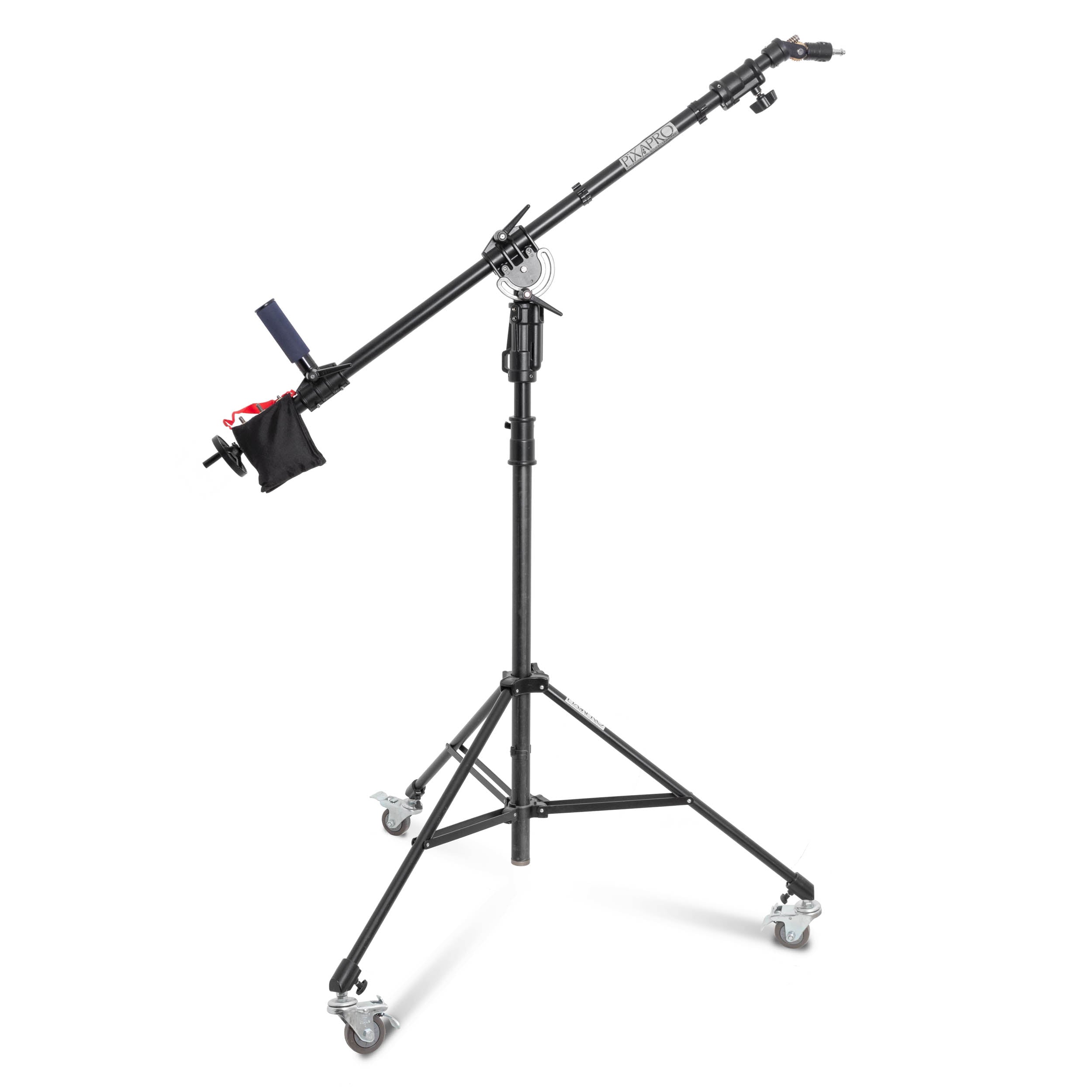 Professional Heavy Duty Rotatable Boom Stand with Reclining Feature - Perfect for Studio Microphones, Podcasting, and Live Streaming Setups
