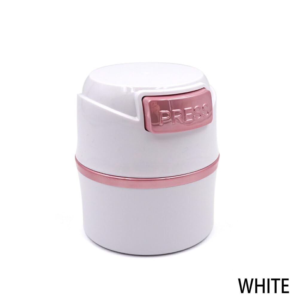 Professional Portable Eyelash Glue Storage Case - Elegant Replacement Switch Box for Beauty Tools & Accessories, White - Perfect for Makeup Artists & Lash Extension Professionals