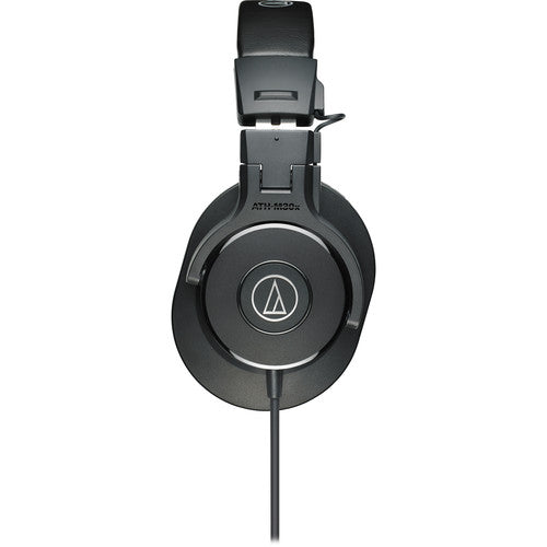 Audio Technica ATH-M30x Professional Studio Monitor Headphones - Closed Back, High-Quality Sound Isolation - Perfect for Recording, Mixing & Podcasting (Black)