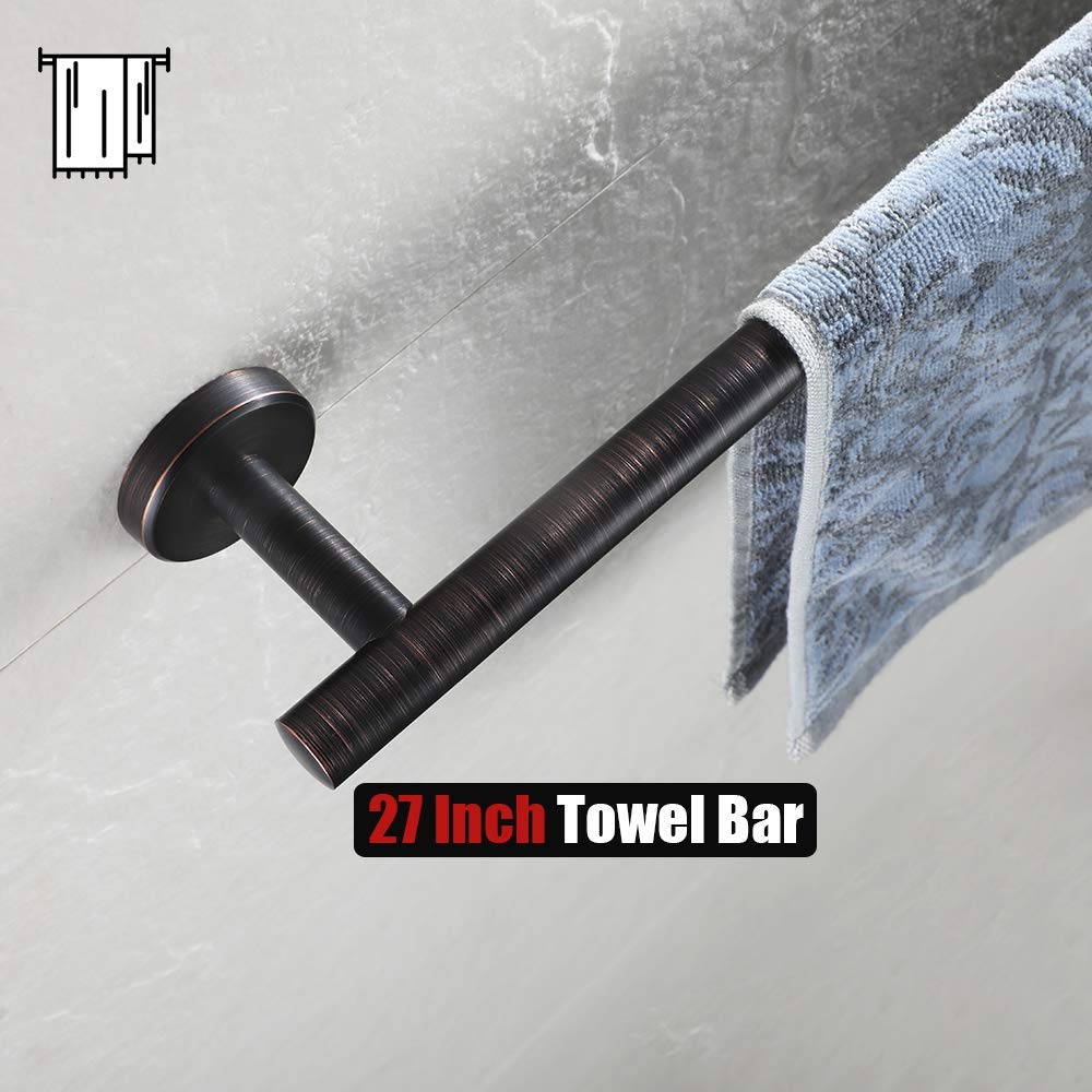 Oil Rubbed Bronze Towel Ring - 7