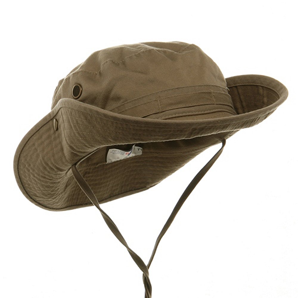 Washed Khaki Hunting Hat for Men - Durable & Comfortable Outdoor Cap for Hunting, Fishing, and Camping Adventures