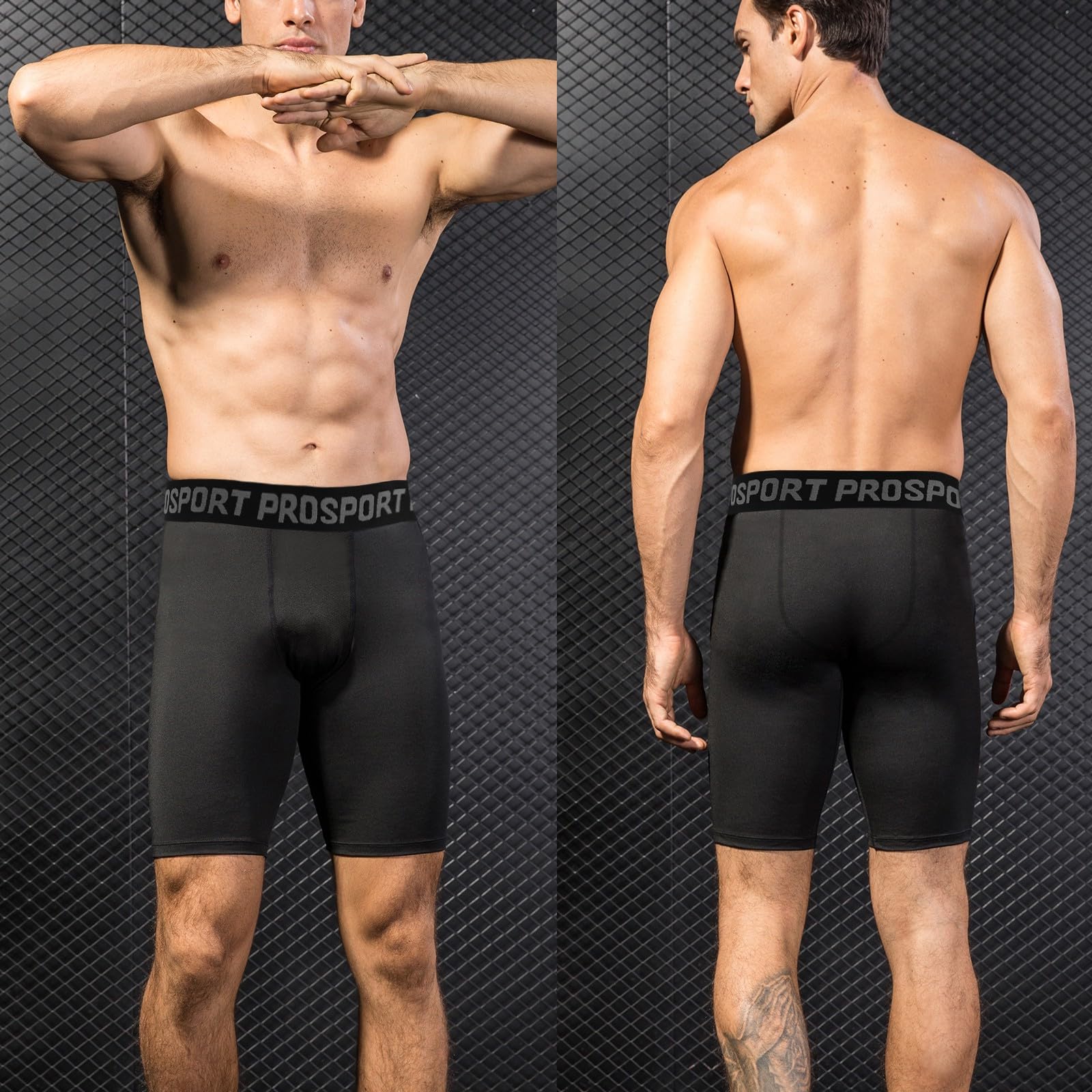 **Men's 3-Pack Compression Shorts – Quick-Dry Sports Underwear, Gym & Running Base Layer – Breathable Workout Shorts for Cycling, Training & Active Lifestyle**    *(Perfect for Running, Gym Workouts, Cycling & High-Intensity Training – Stay Cool & Supported All Day!)*