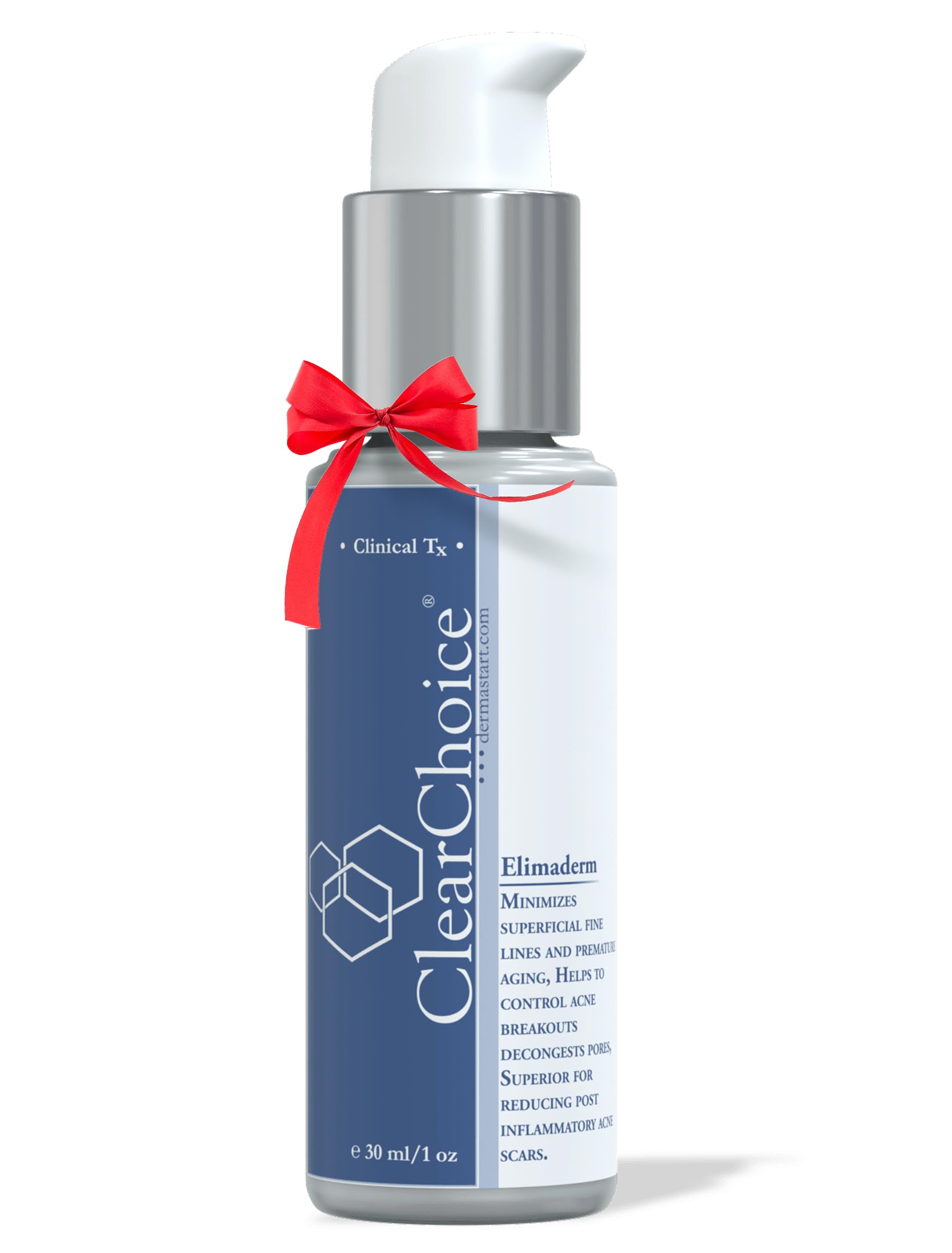 Clear Choice Elimaderm 12% Acid Serum with Japanese Green Tea - Exfoliating & Brightening Face Serum for Acne, Fine Lines & Anti-Aging | Vegan, All Skin Types | Daily Skincare Routine for Glowing Complexion