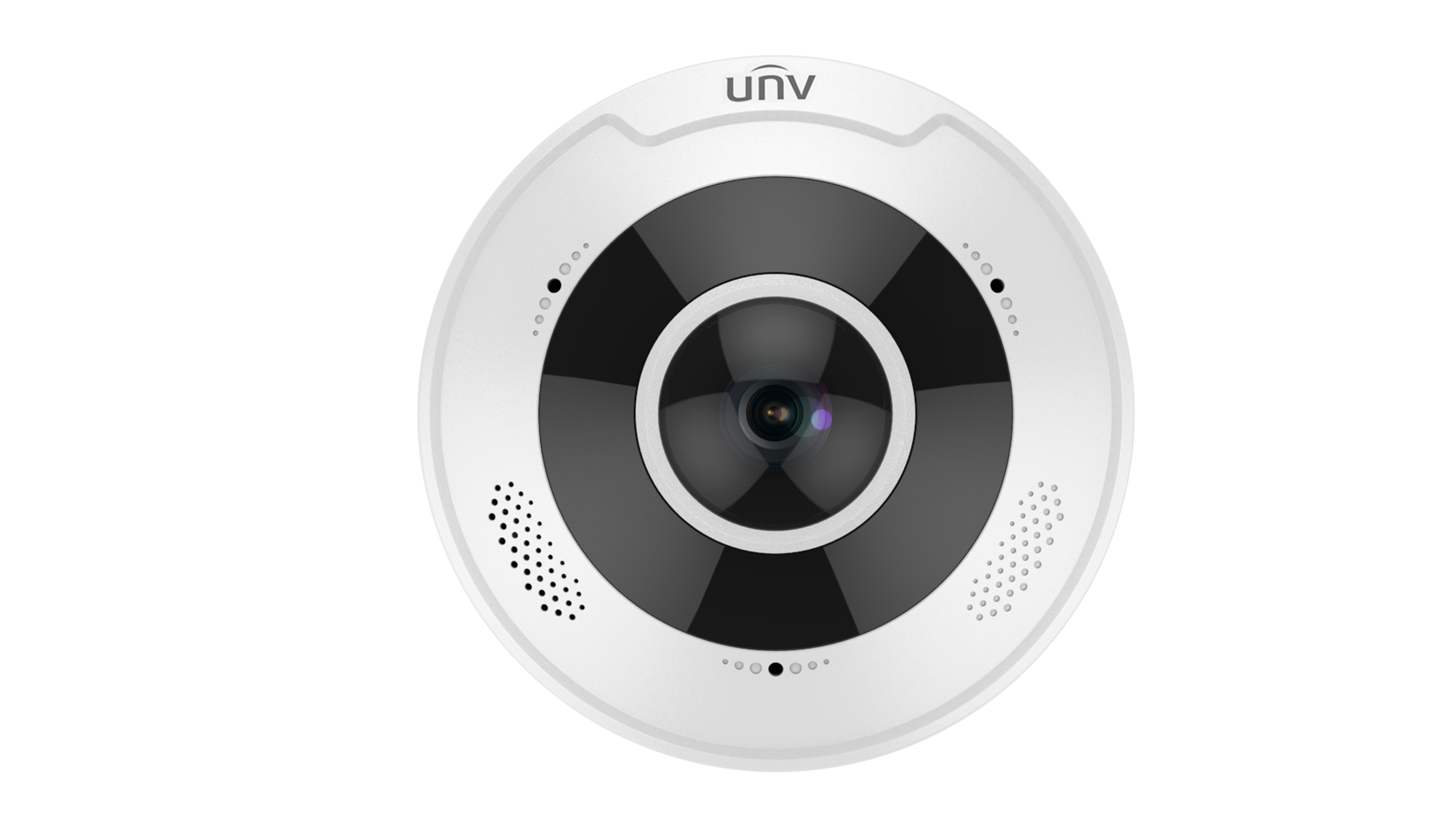Uniview IPC86CEB AF18KC I0 12MP Ultra HD Fisheye Dome Security Camera - Vandal Proof & Infrared Night Vision for 24/7 Surveillance | Ideal for Retail Stores, Warehouses & Outdoor Monitoring