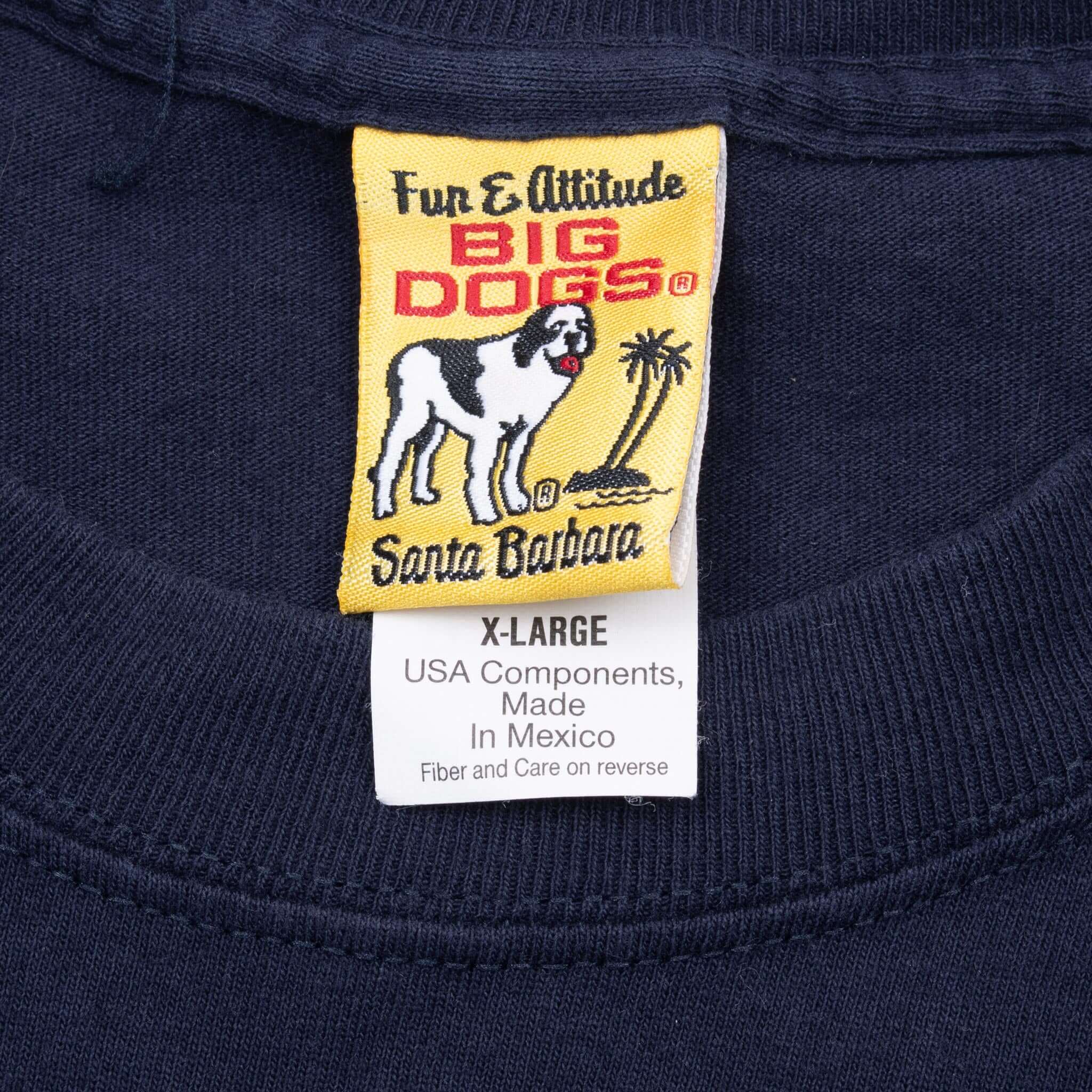 Vintage Big Dogs Hairy Pawter 2003 Graphic T-Shirt XL - Retro Funny Dog Lover Tee for Casual Wear & Gift Giving
