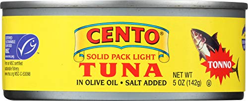 Premium Solid Packed Light Tuna in Pure Olive Oil - High Protein, Keto & Paleo Friendly - Perfect for Salads, Sandwiches & Healthy Meal Prep