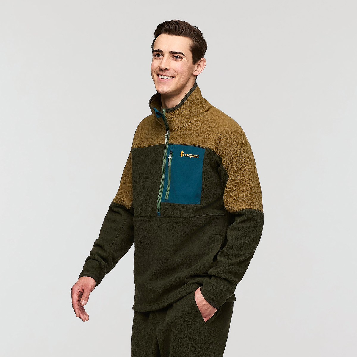 Cotopaxi Abrazo Fleece Half Zip Jacket for Men - Lightweight Warm Pullover for Hiking, Camping & Outdoor Adventures
