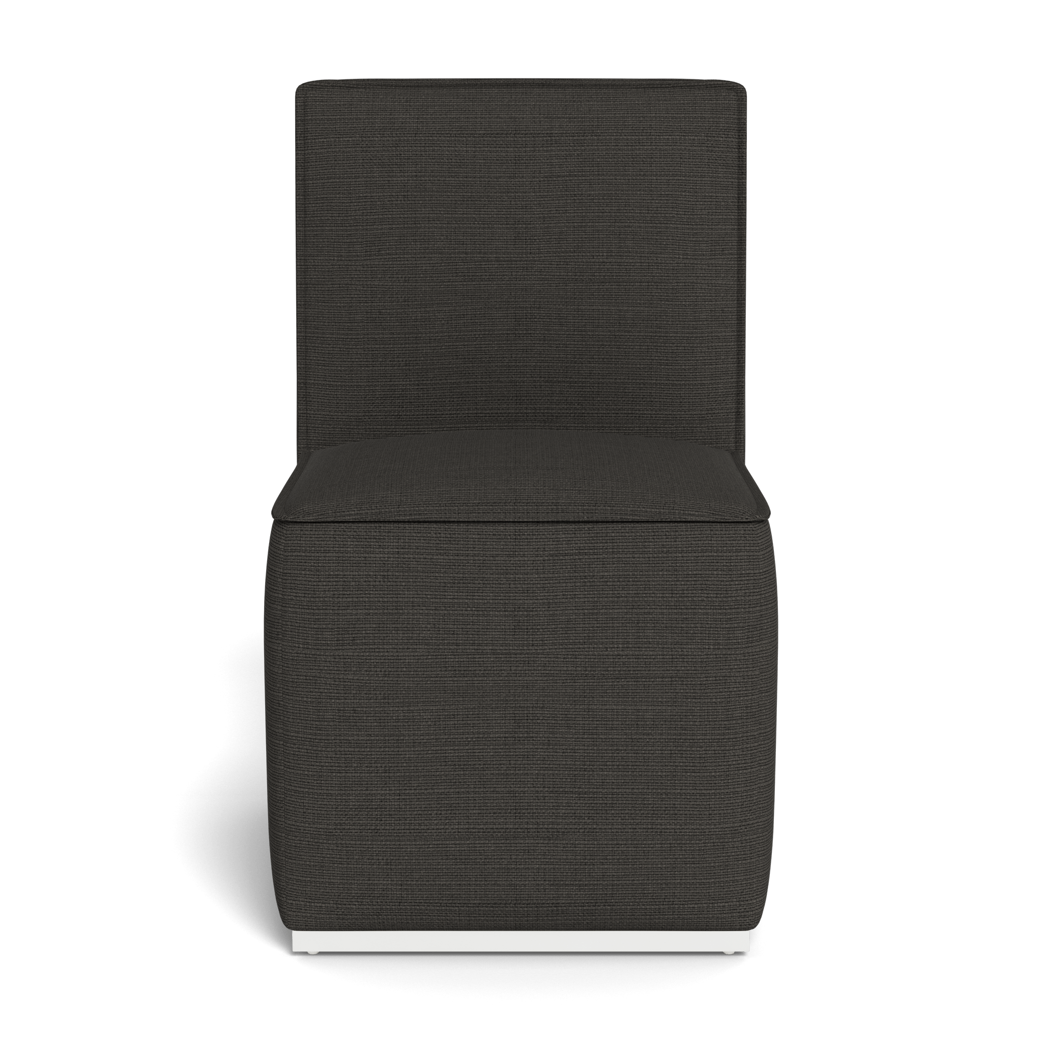 Santorini Outdoor Armless Dining Chair - Weather-Resistant Patio Furniture for Garden, Poolside, and Backyard Dining