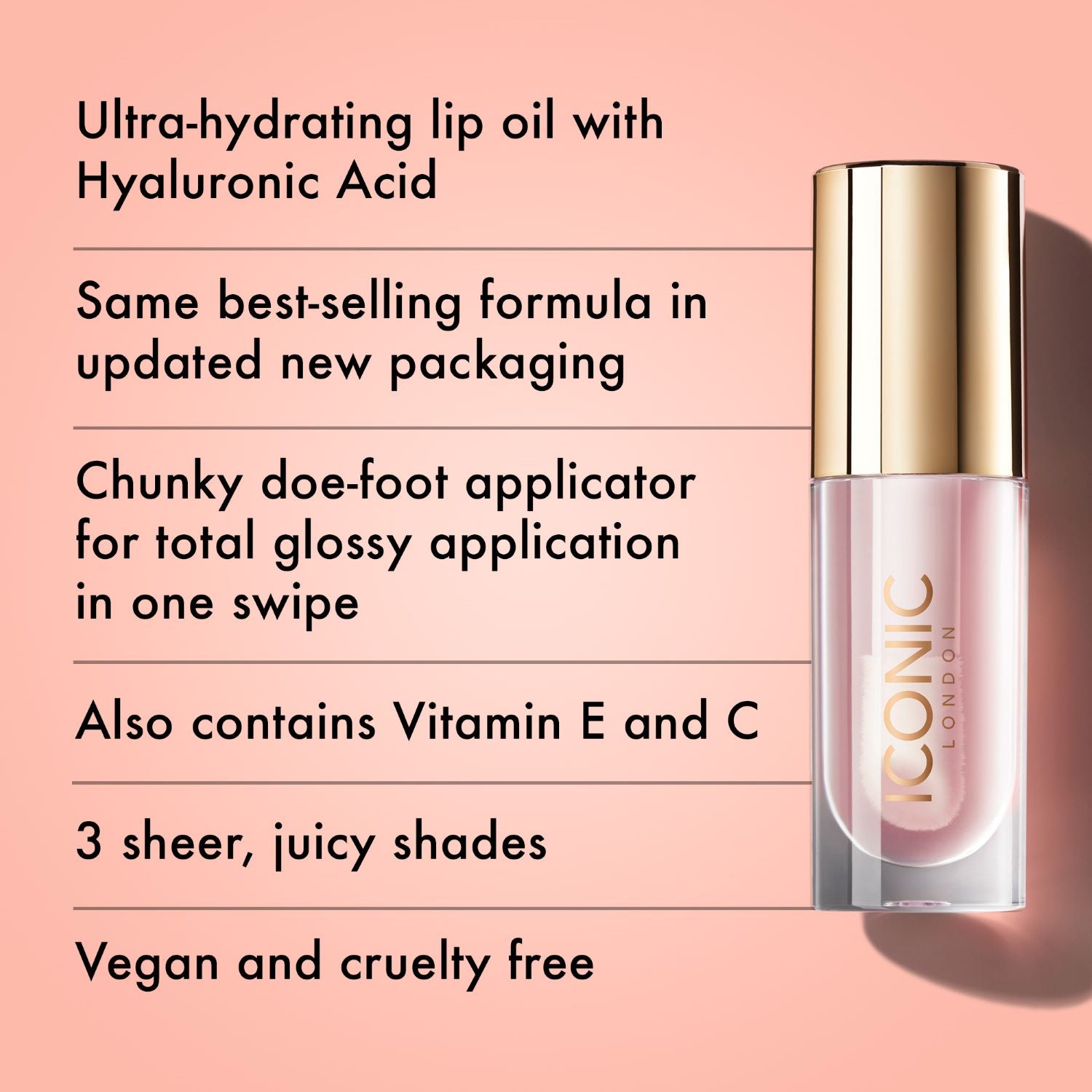 Best Hydrating Lip Oil for Dry Lips - Natural Moisturizing & Nourishing Lip Care - Perfect for Daily Use & Night Treatment