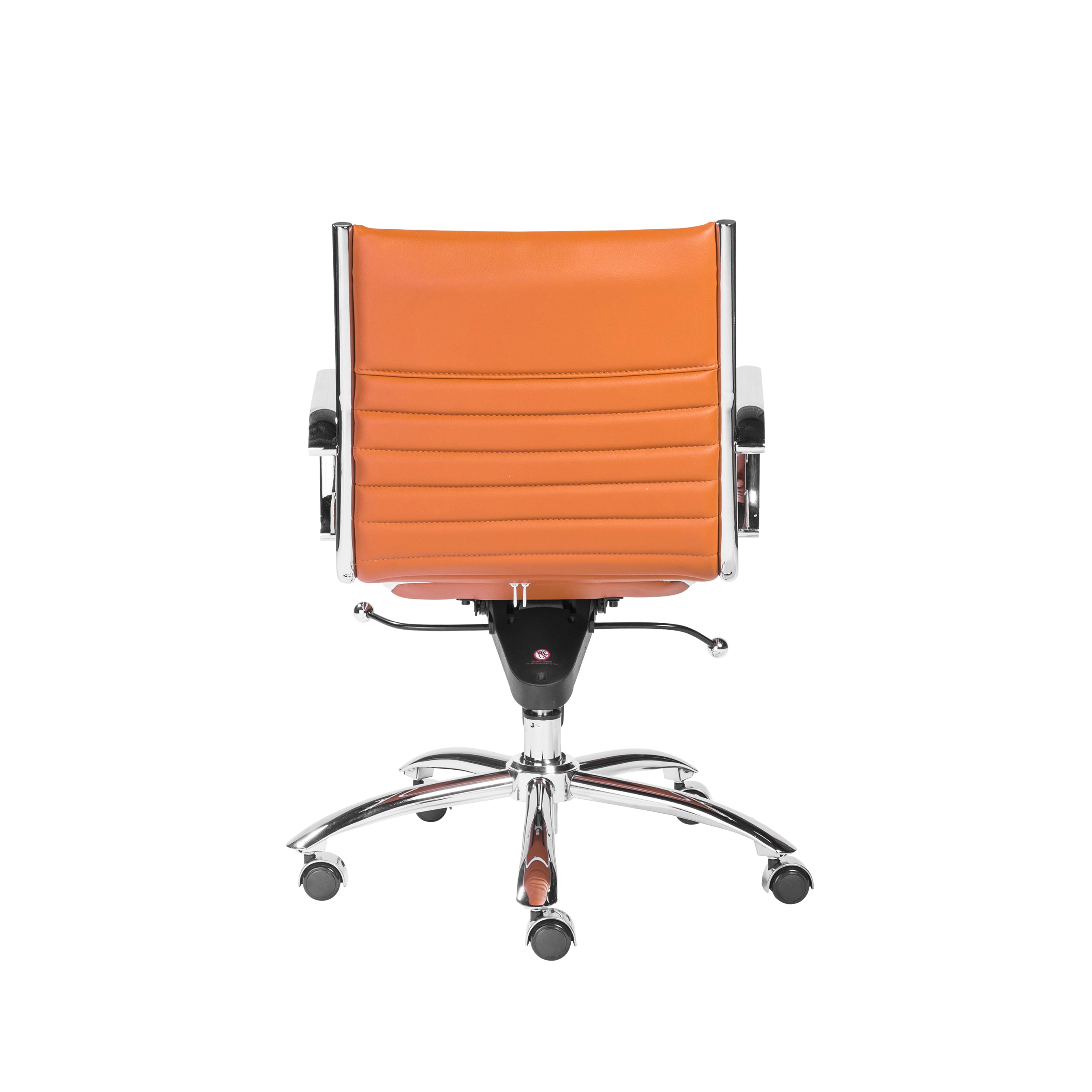 Dirk Low Back Office Chair with Chromed Steel Base - Ergonomic Mesh Desk Chair for Home & Office Workspaces - Perfect for Long Hours of Computer Work, Gaming, and Study Sessions