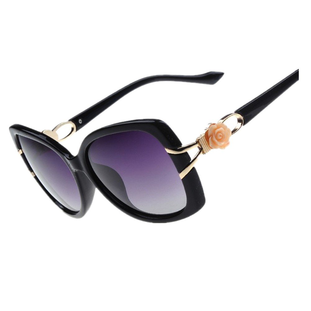 Women's Double Color Polarized Sunglasses - UV Protection Gradient Lens Fashion Sunglasses for Driving, Beach & Outdoor Activities