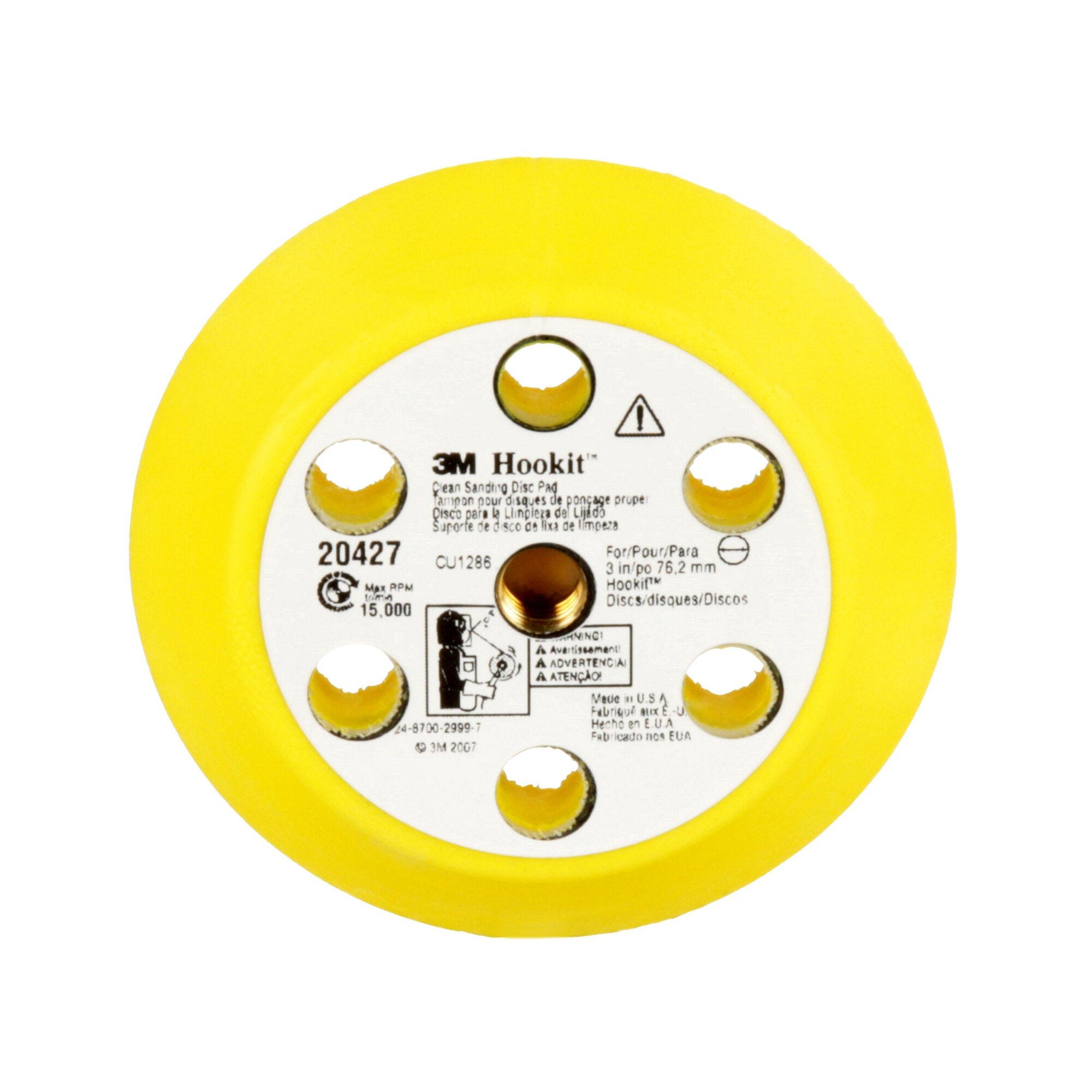 3M 20427 Clean Sanding Disc Pad Kit - 3 Inch Sanding Discs for Wood, Metal & Auto - Perfect for DIY Projects, Home Renovation & Professional Use