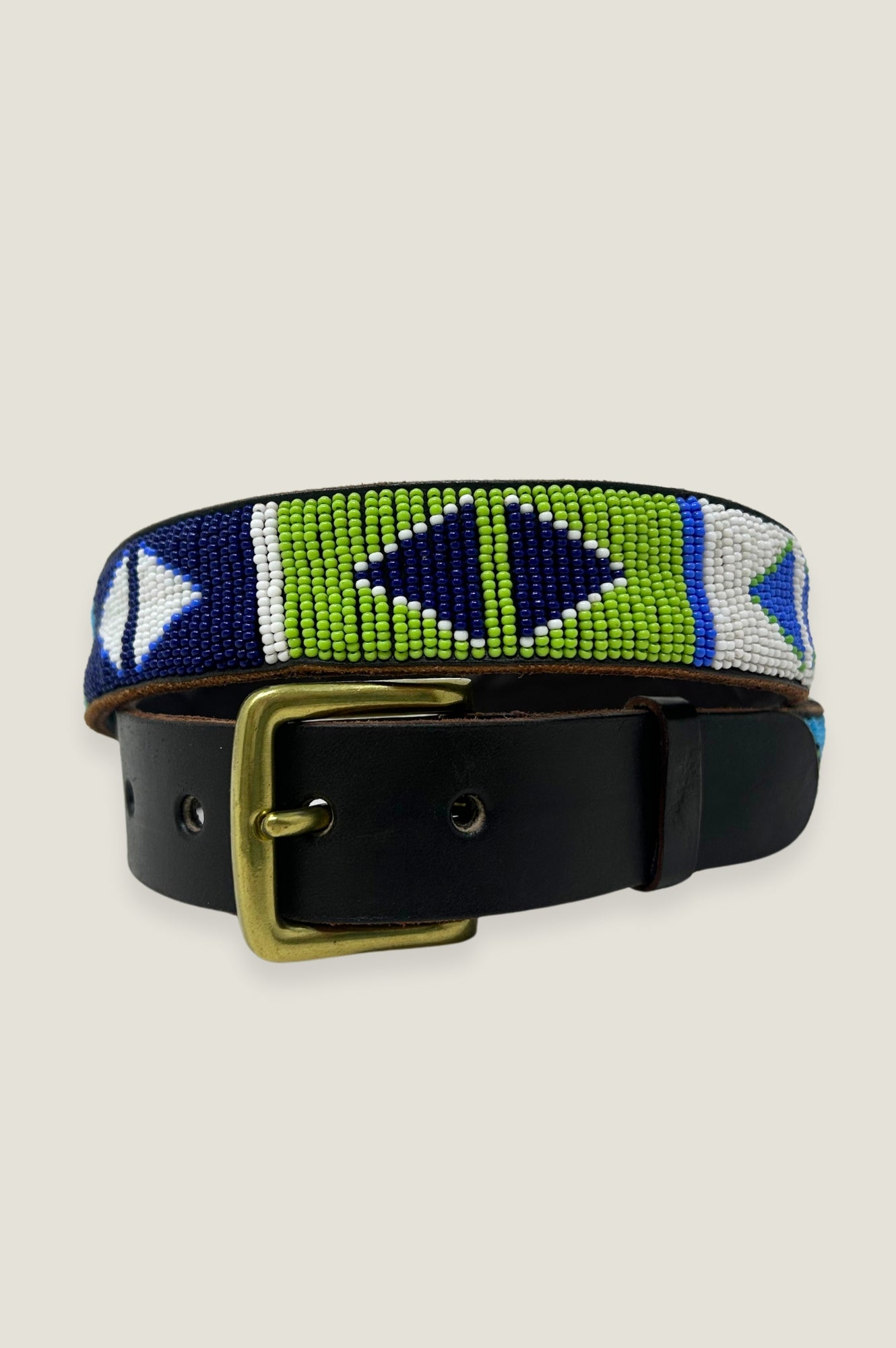 Kilifi Belt for Men & Women - Adjustable Waist Belt in Blue & Green | Perfect for Casual Wear, Outdoor Activities & Travel Accessories