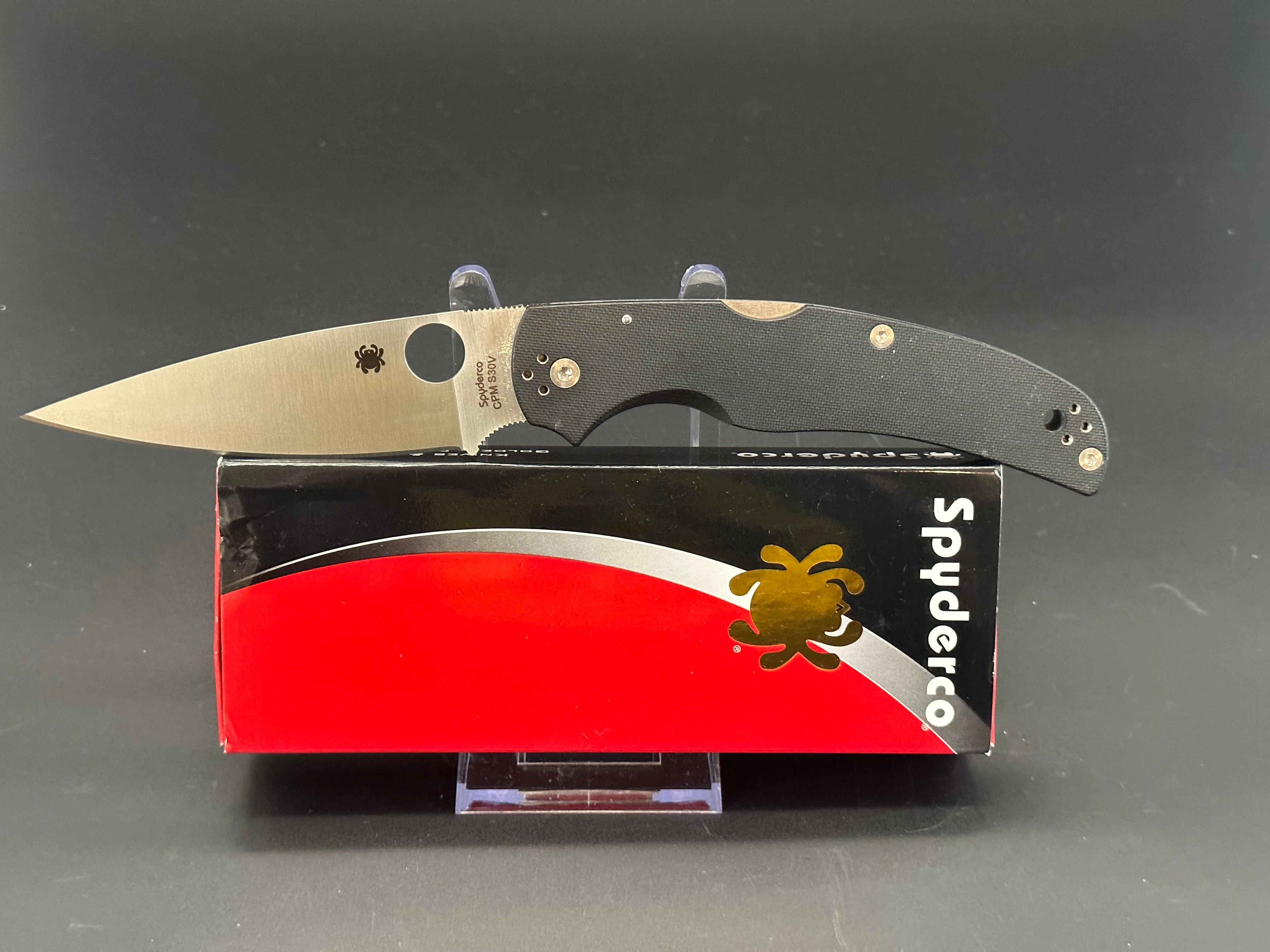 Spyderco Native Chief Folding Knife - Premium EDC Pocket Knife with CPM-S30V Steel Blade for Outdoor, Camping & Everyday Carry