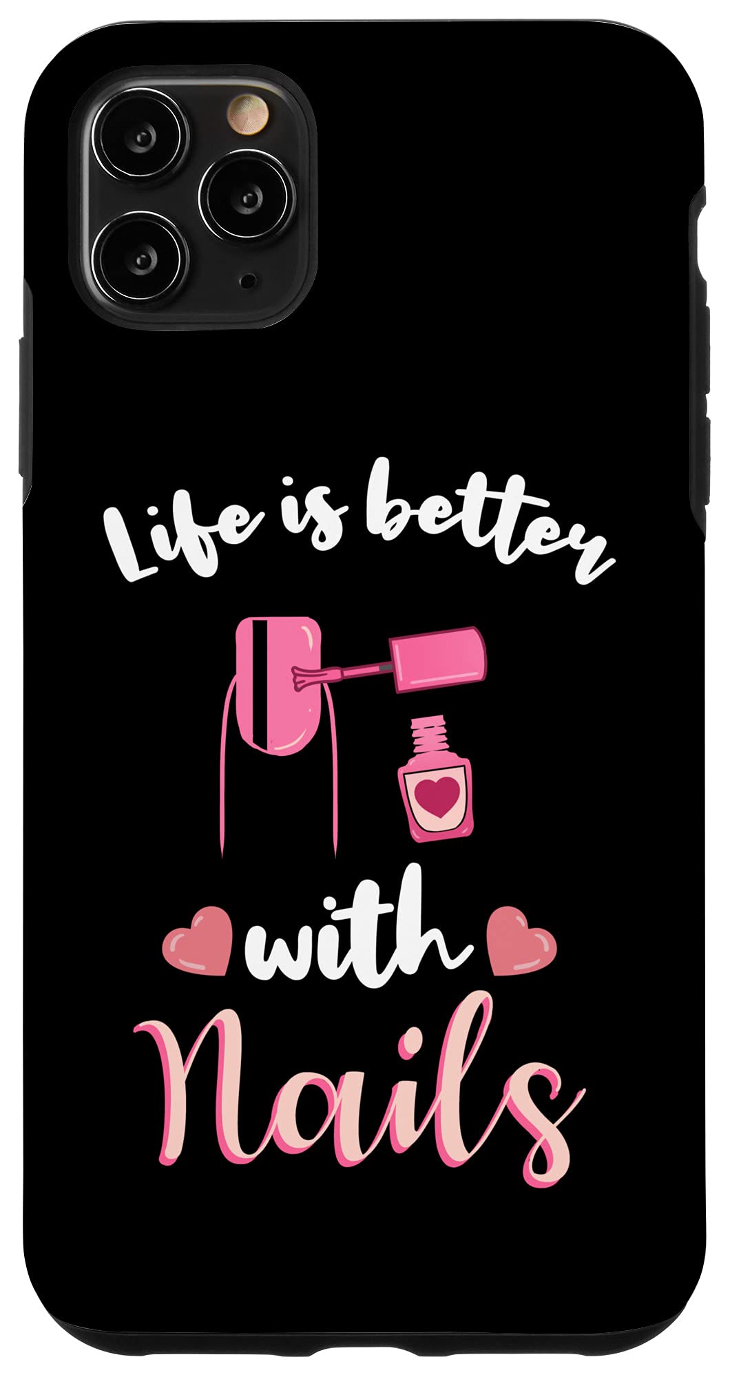 iPhone 11 Pro Max Case - Premium Protective Phone Cover with Nail Art Design | Shockproof & Scratch Resistant | Perfect for Everyday Use, Work & Travel