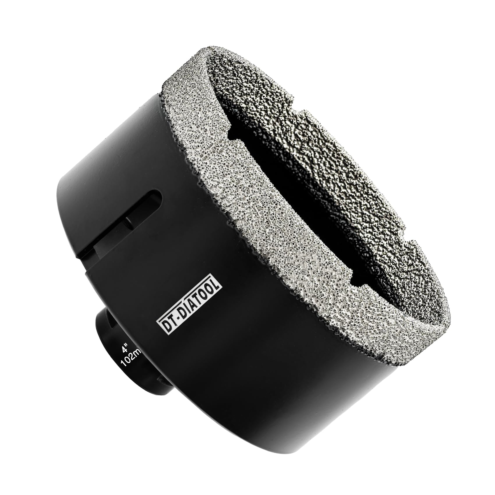 DT-DIATOOL 4 Inch Diamond Core Drill Bit - Vacuum Brazed Hole Saw with 5/8